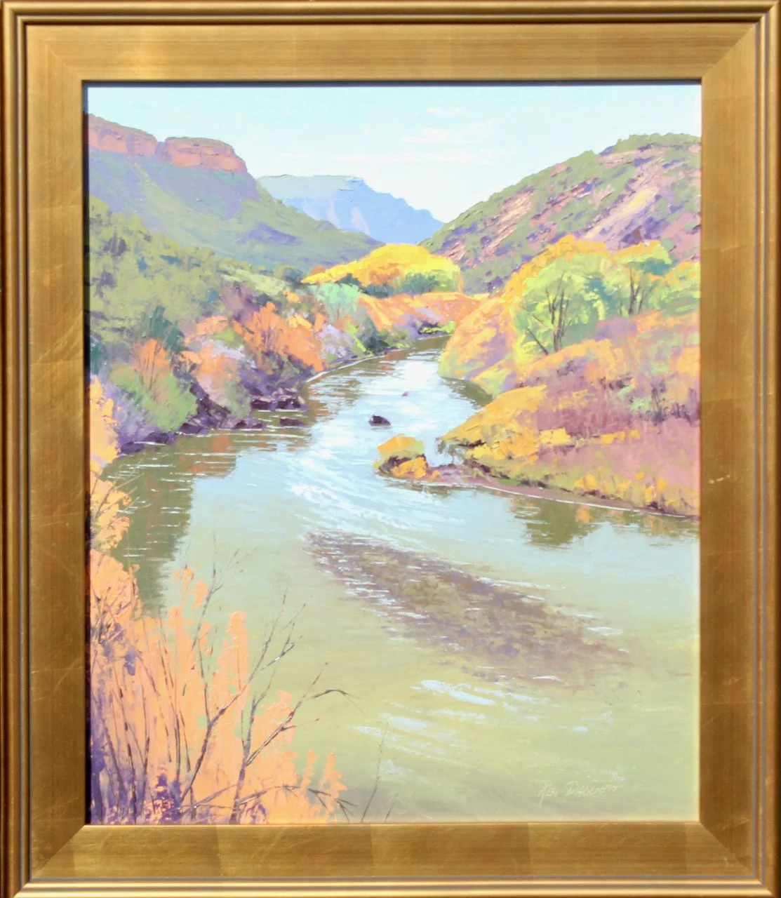 5-226 Ken Daggett "A Bit of Fall" $2,700-framed.jpeg