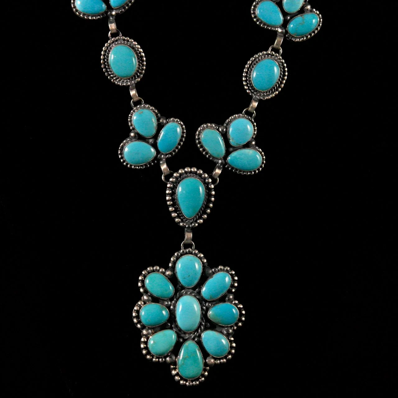 61-574 Turquoise Cluster Lariat Necklace $2600-1.jpg