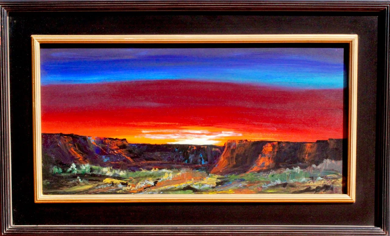 1-199 Henry Cardenas "Hot Day Coming" framed $1595.jpg