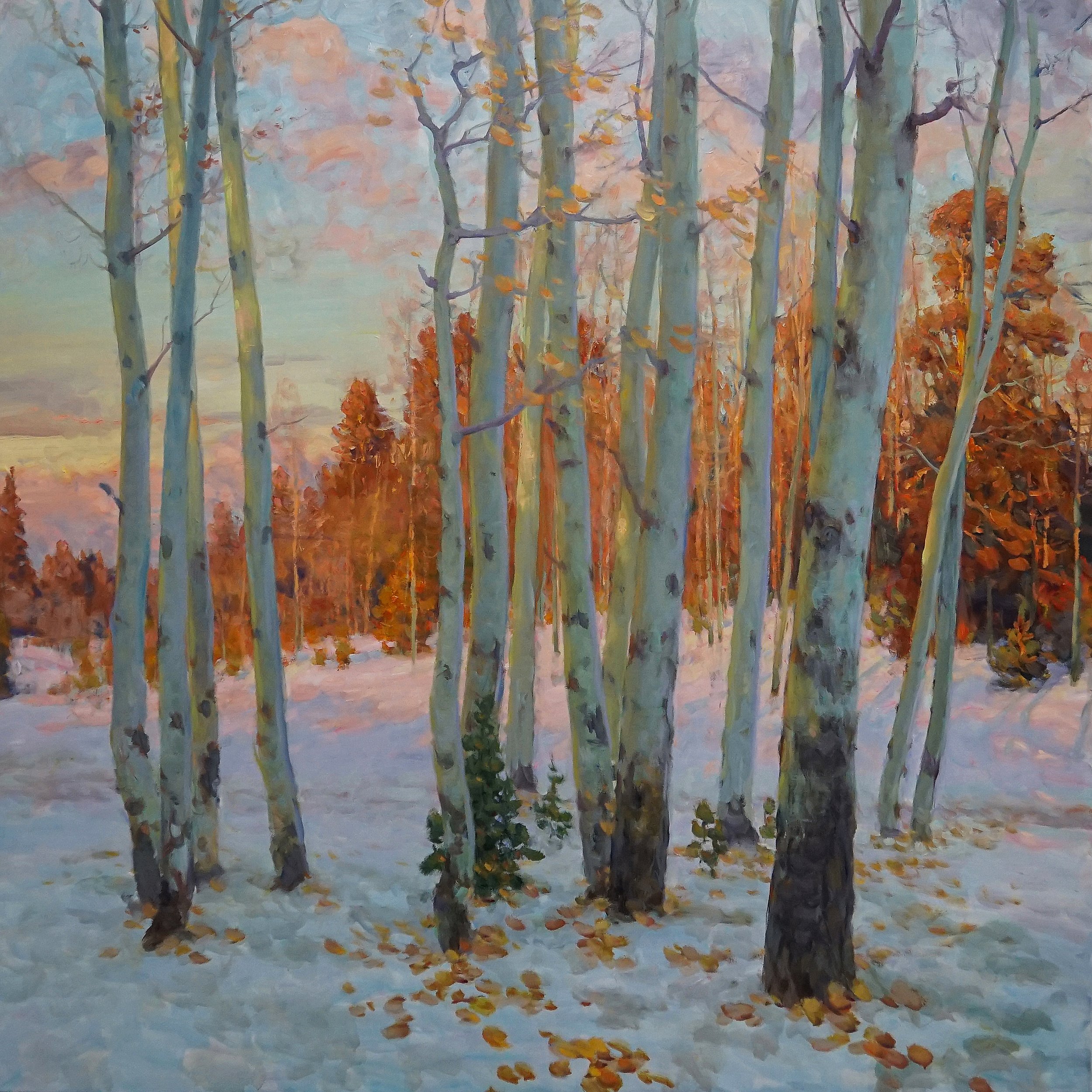 A Titovets INTO THE EVENING 48X48 oc.JPG