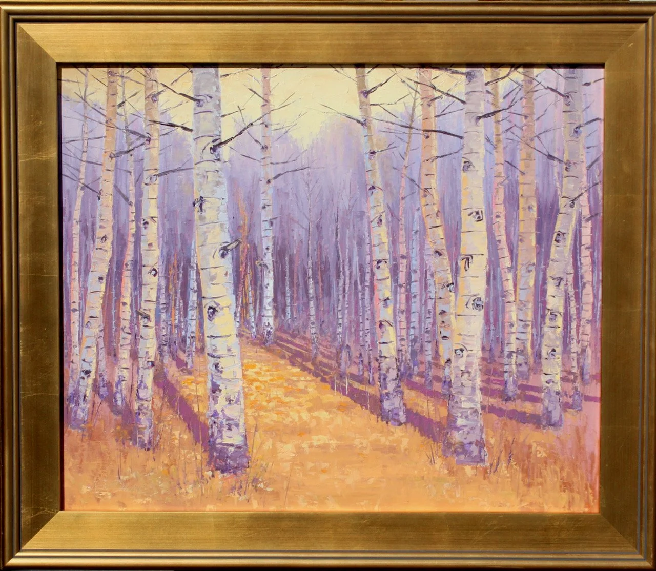 5-227 Ken Daggett "Aspens" $2,700-framed.jpeg