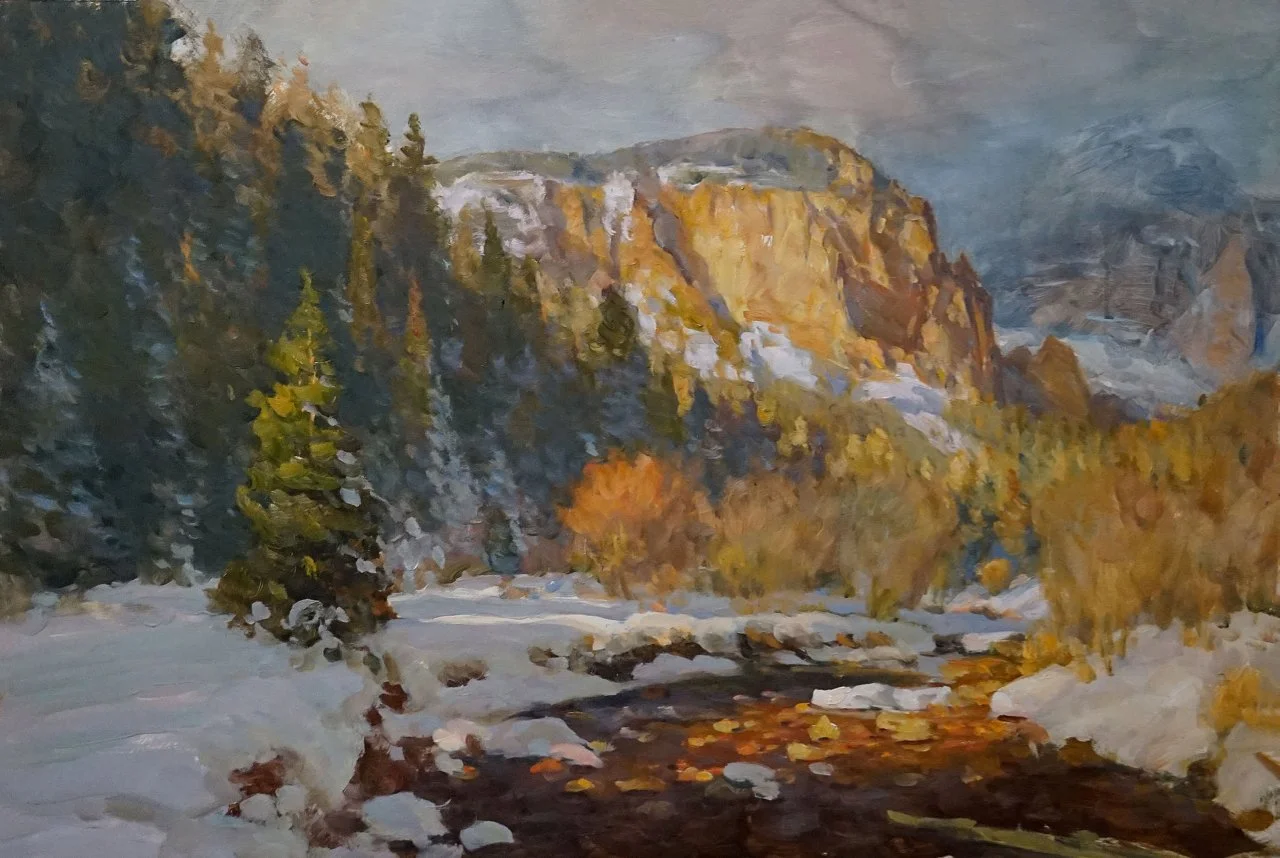 22-90 Aleksander Titovets "MOUNTAINS OF SOLITUDE" 24x36 op $9500.jpg