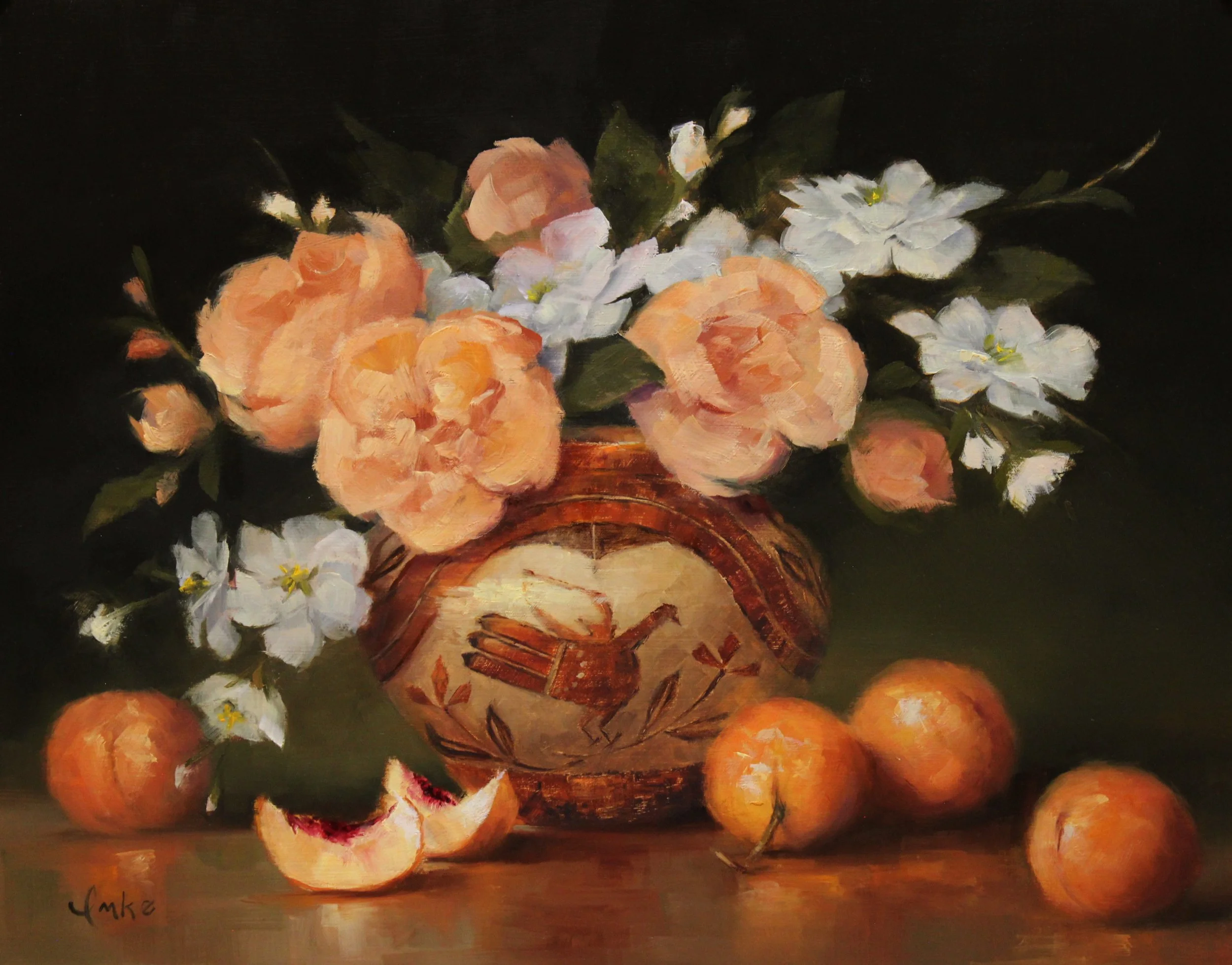 Peonies & Peach Blossoms.JPG