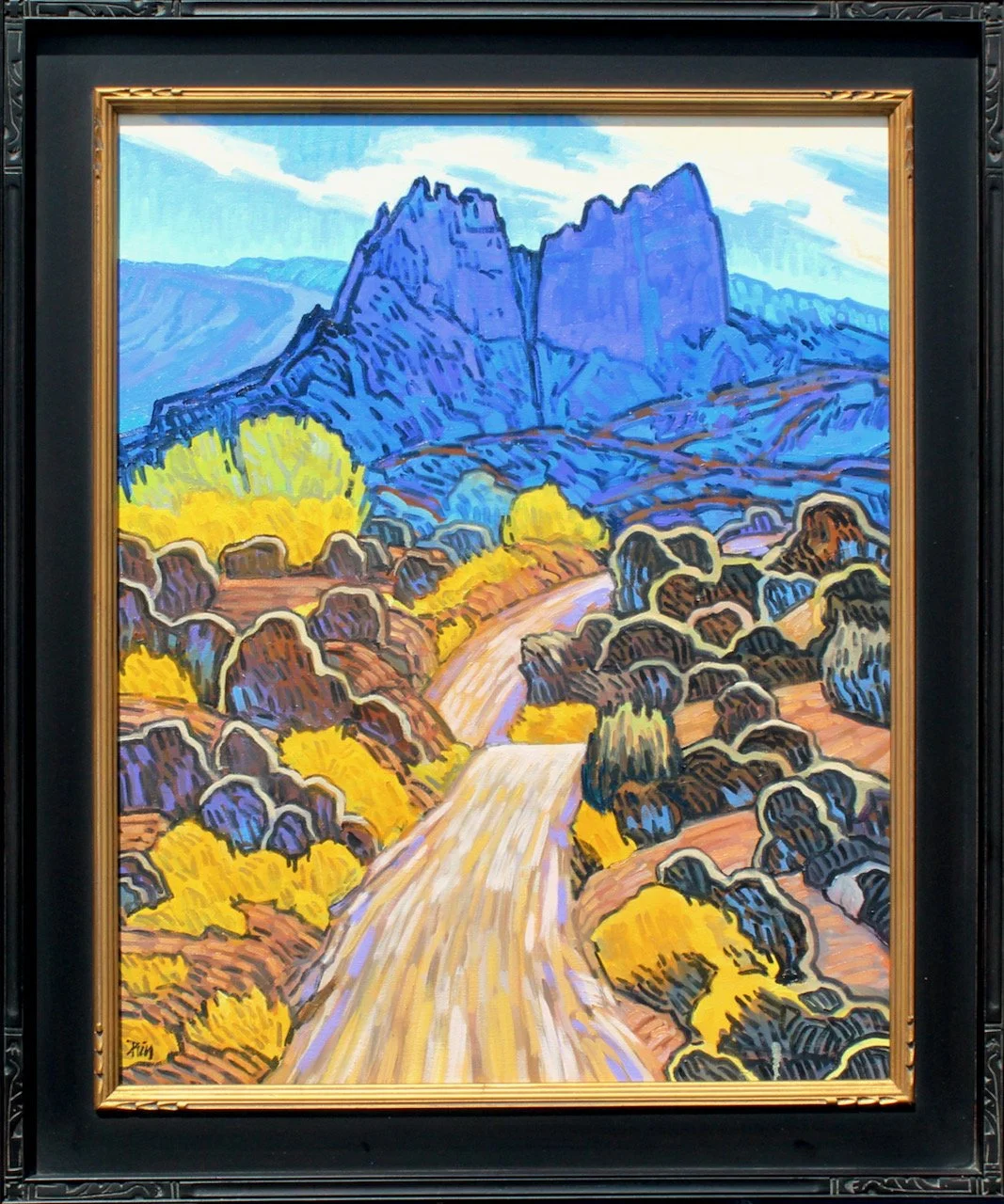 170-116 Tom Darrah "El Castillo" $4200-framed.jpeg