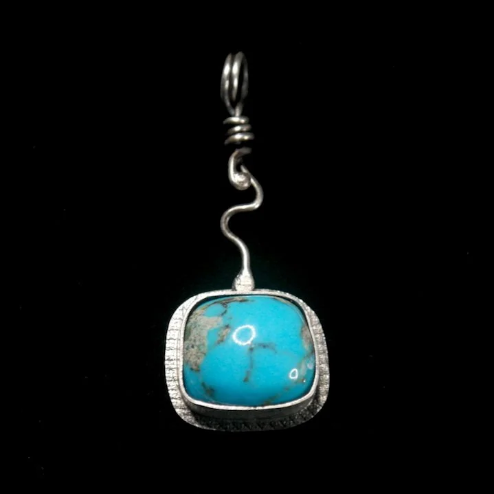 Fine Silver Turquoise Pendant .jpg