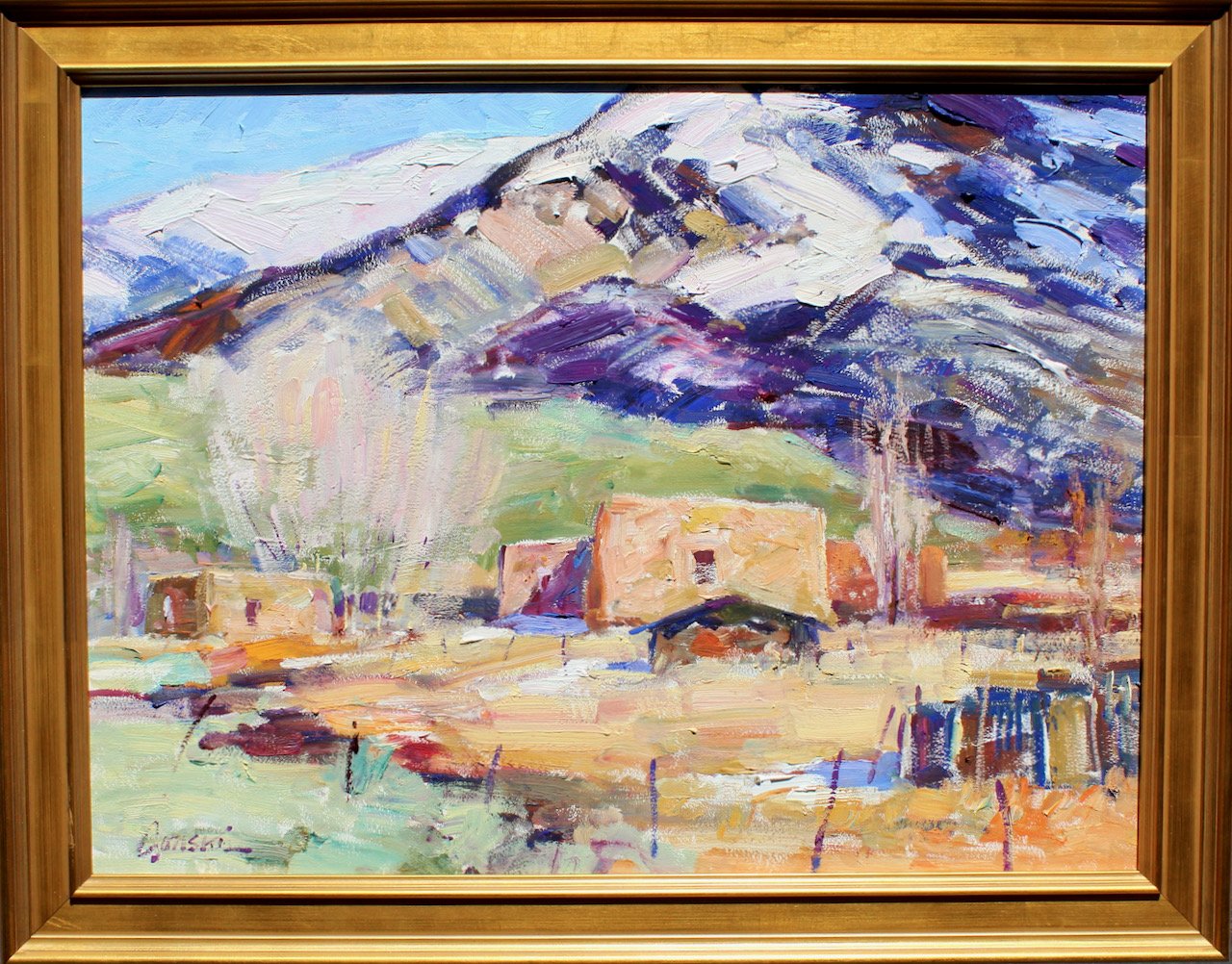 9-132 Walt Gonske "Los Cordovas, NM" $9395-framed.jpeg