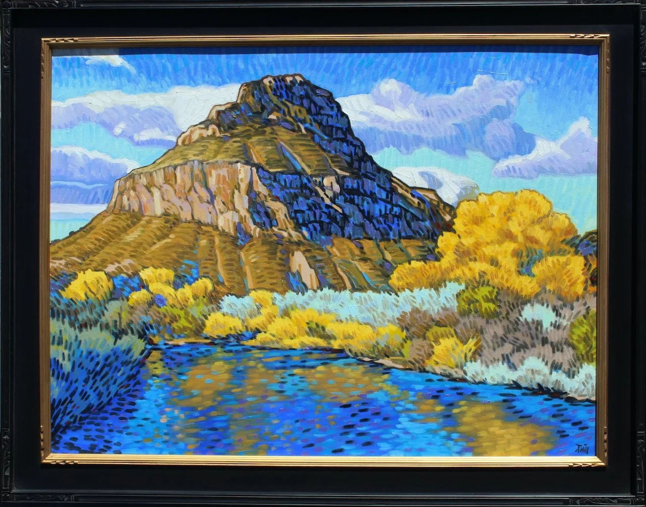 170-109 Brad Price "Chama River Bend" $6400 Framed.jpeg