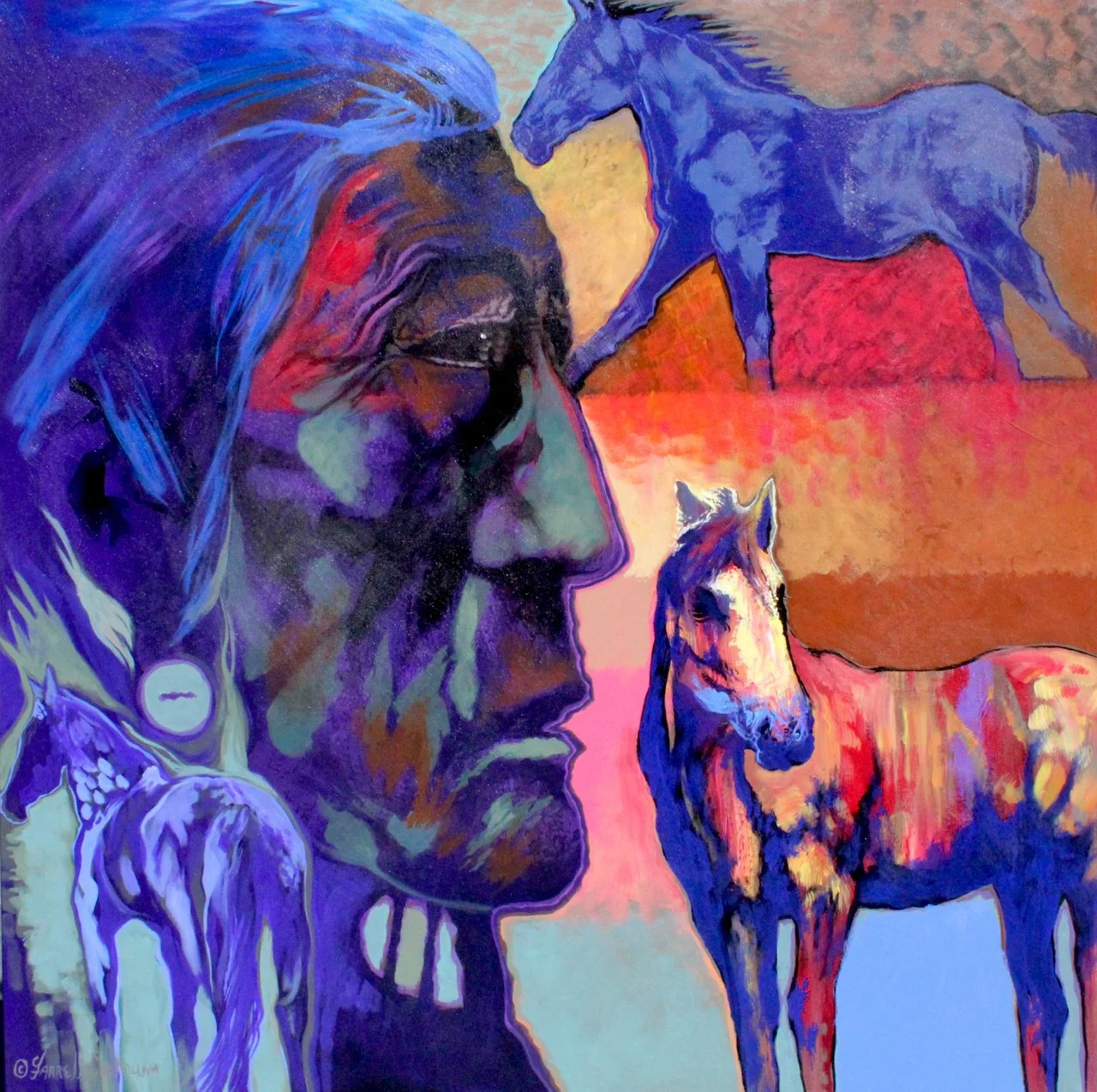 3-238 Farrell Cockrum "Horse Vision" $5800.jpg