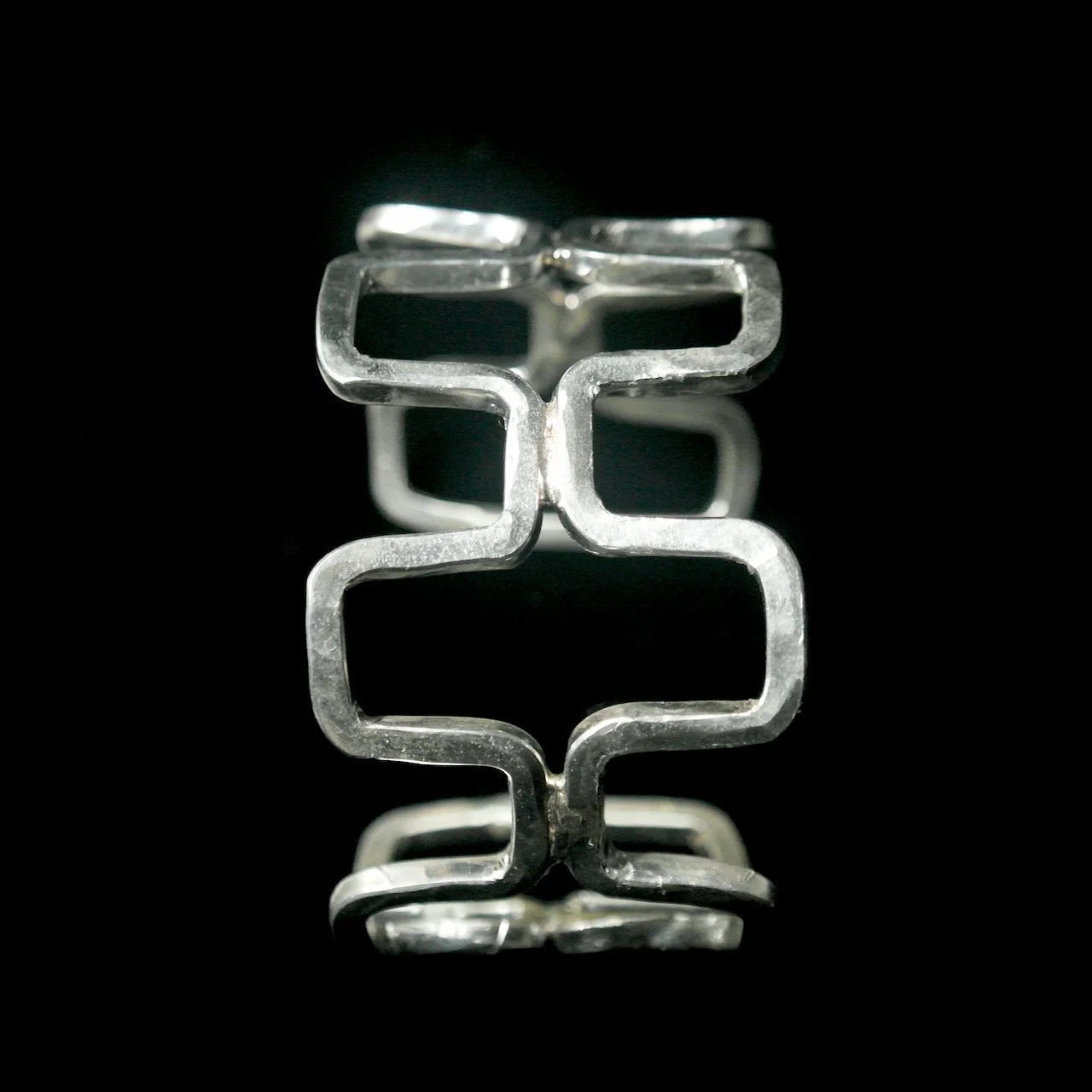 56-1328 Ingot Silver Rectangular Cuff Bracelet $1695..jpeg