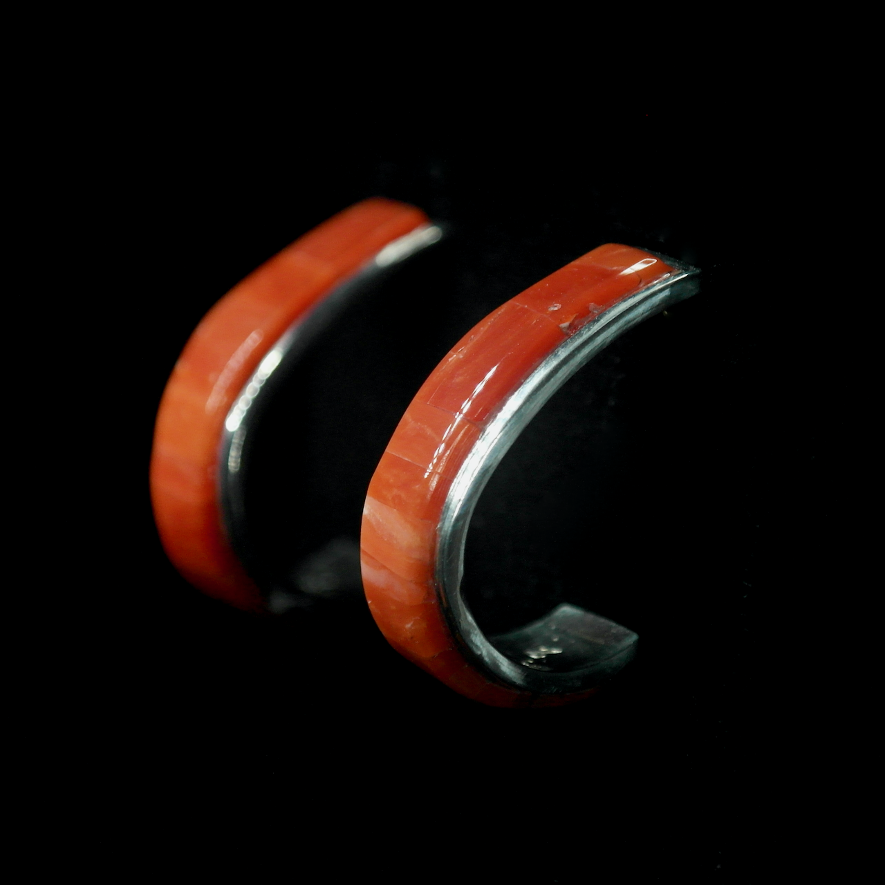 60-795 Ryan Sanchez SS Inlay Post Earrings Side $998.png