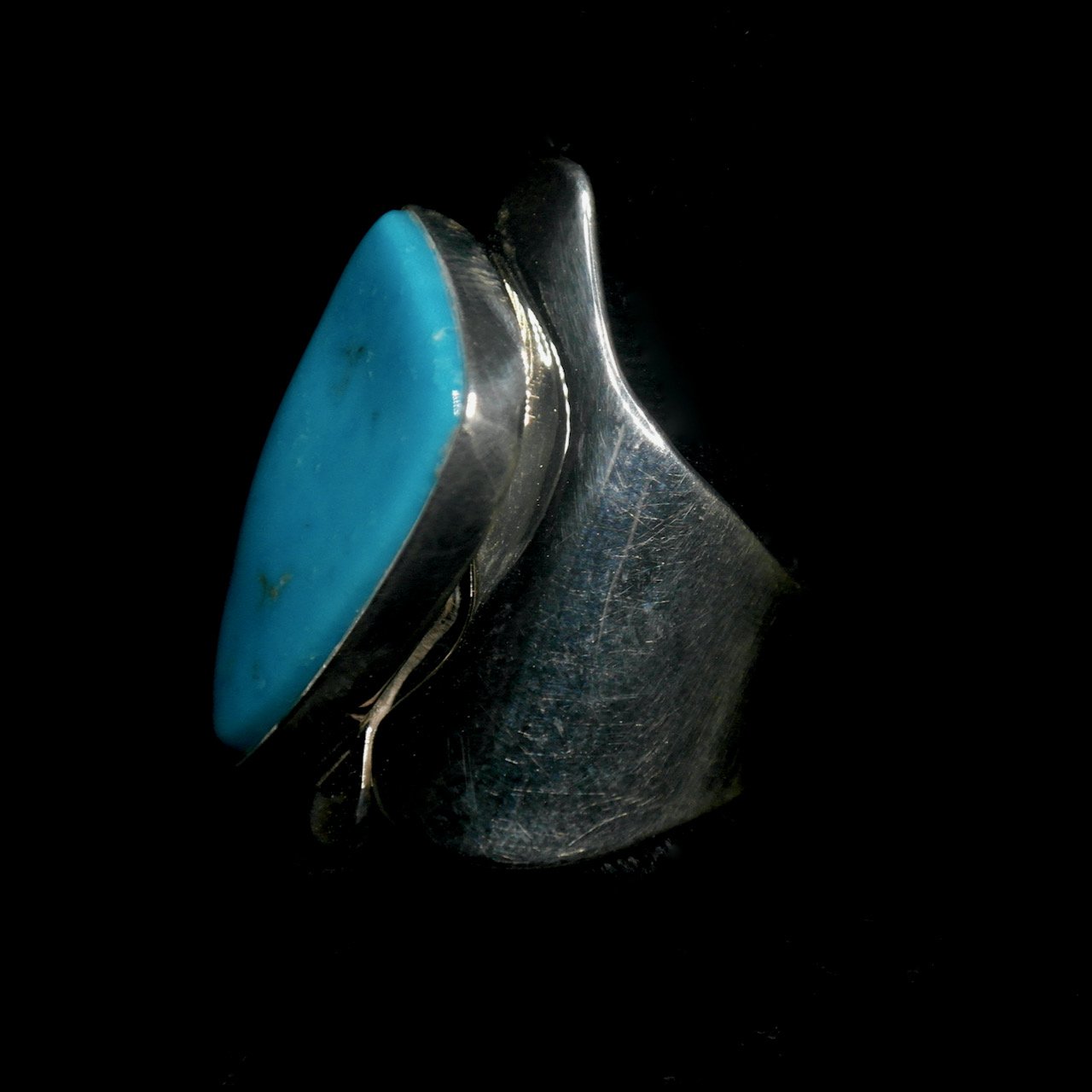 50-983 Lilly Barrack Sterling Silver with Kingman Turquoise ring $525.jpeg