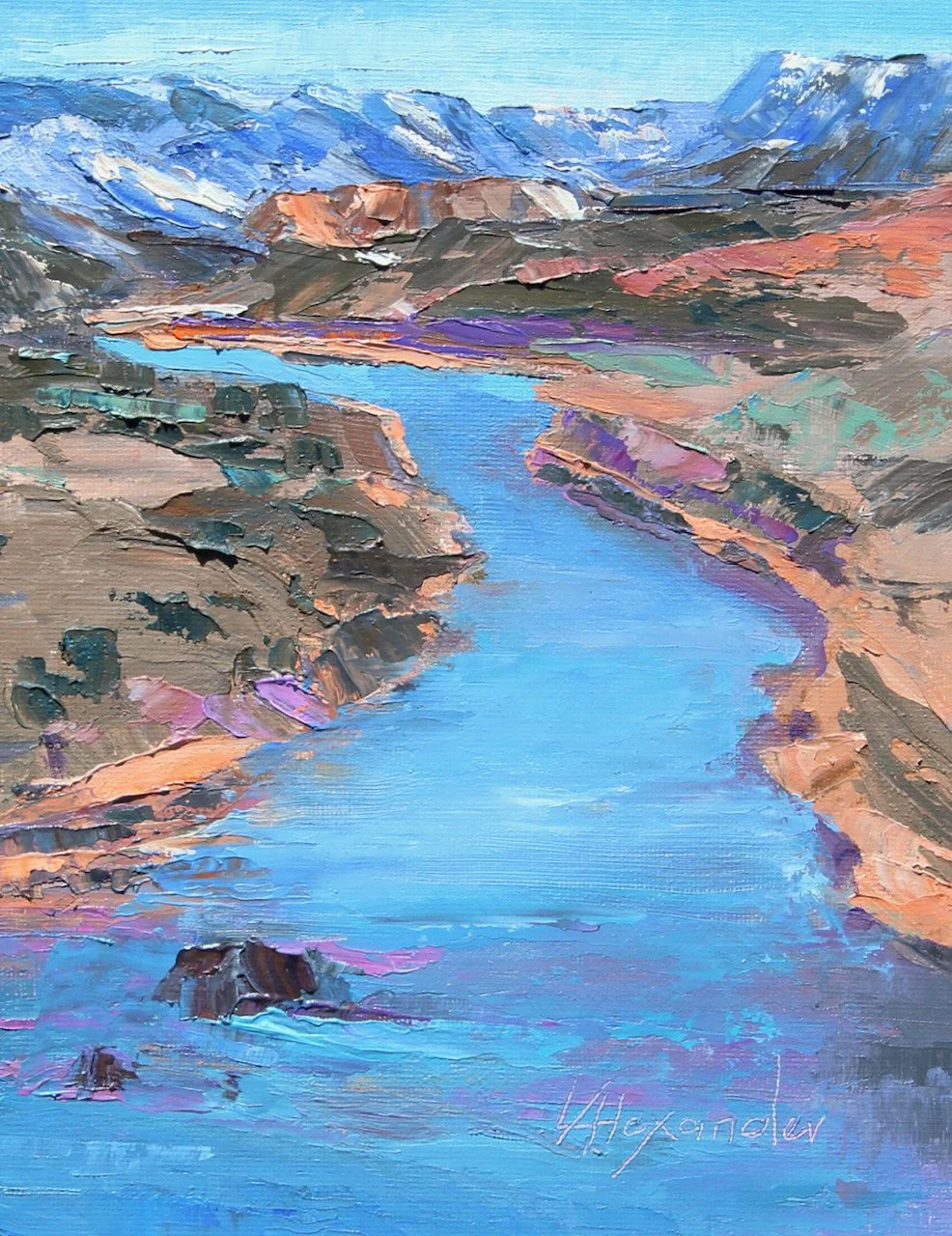107-102 Lorraine Alexander "Last of the Chama Snow" $1100.jpeg