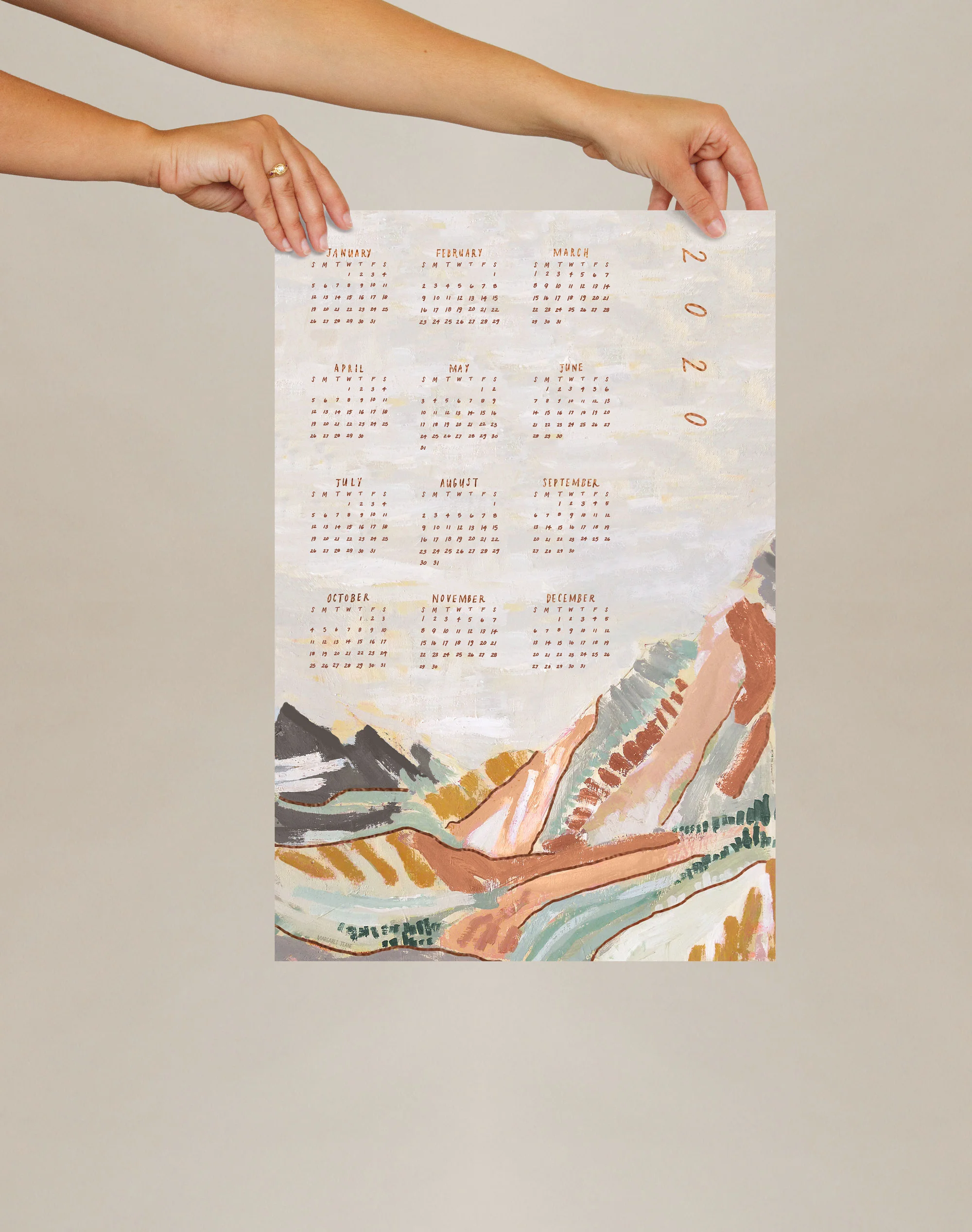 Seedlings Art Calendar — Product Development/Design — Artwork: Margaret Jeane | Photography: Shanleigh Heelan