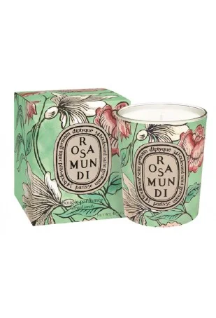5. Diptyque Paris- limited edition Rosa Mundi votive- If this print looks familiar it's because it's the famous Domino paper by Antoinette Poisson and as if this wasn't enough to display this gorgeous candle in your home, it's paired with a limited …