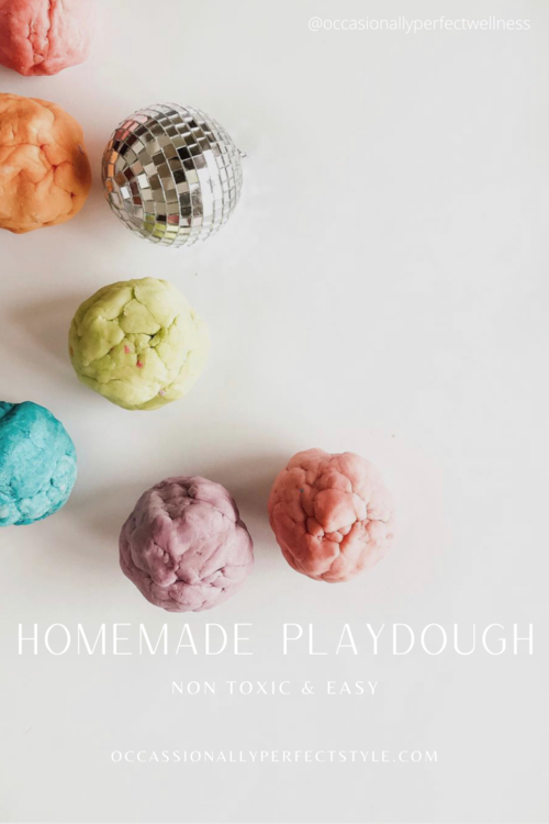 How to Make Non Toxic Playdough at Home