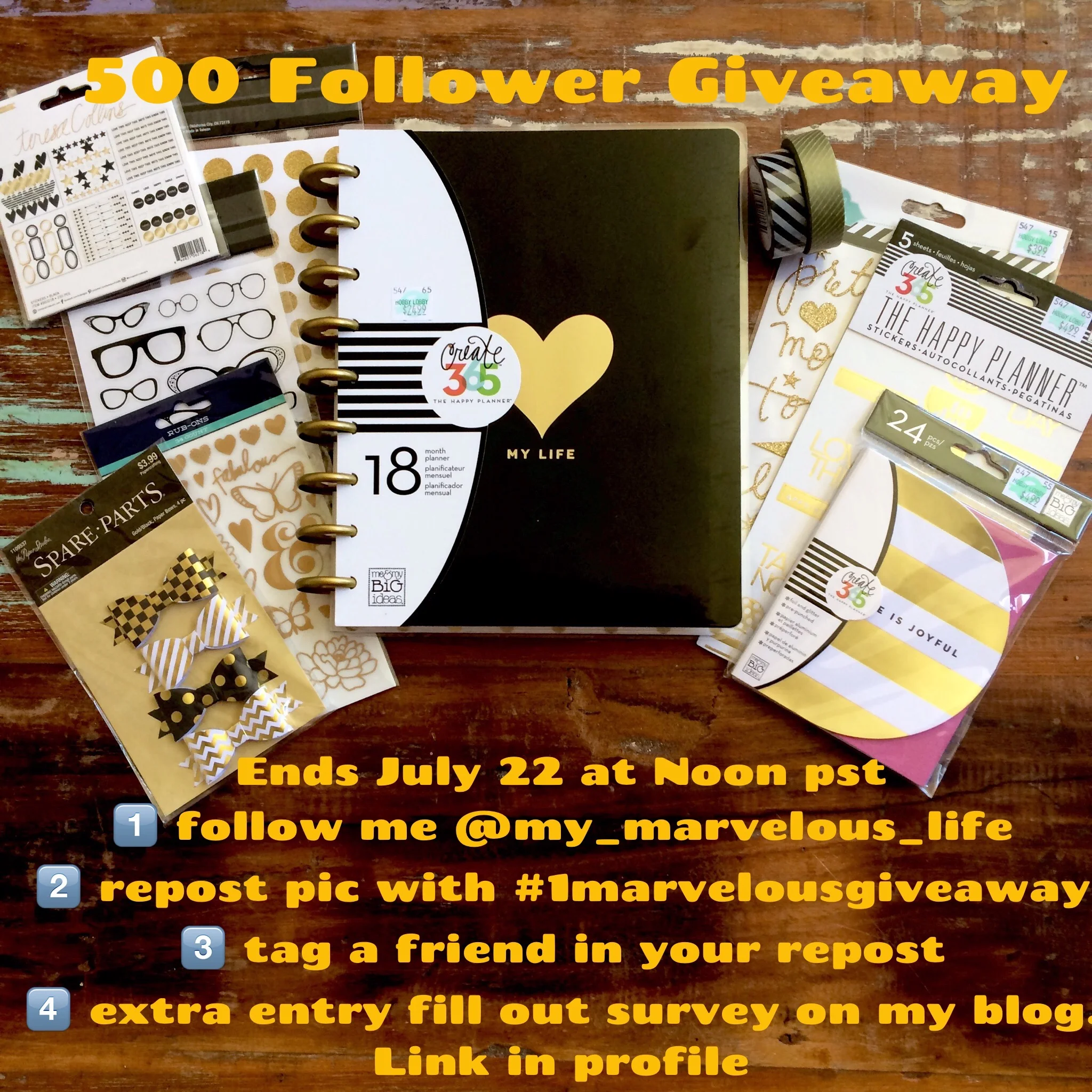 500 Instagram Subscriber Giveaway