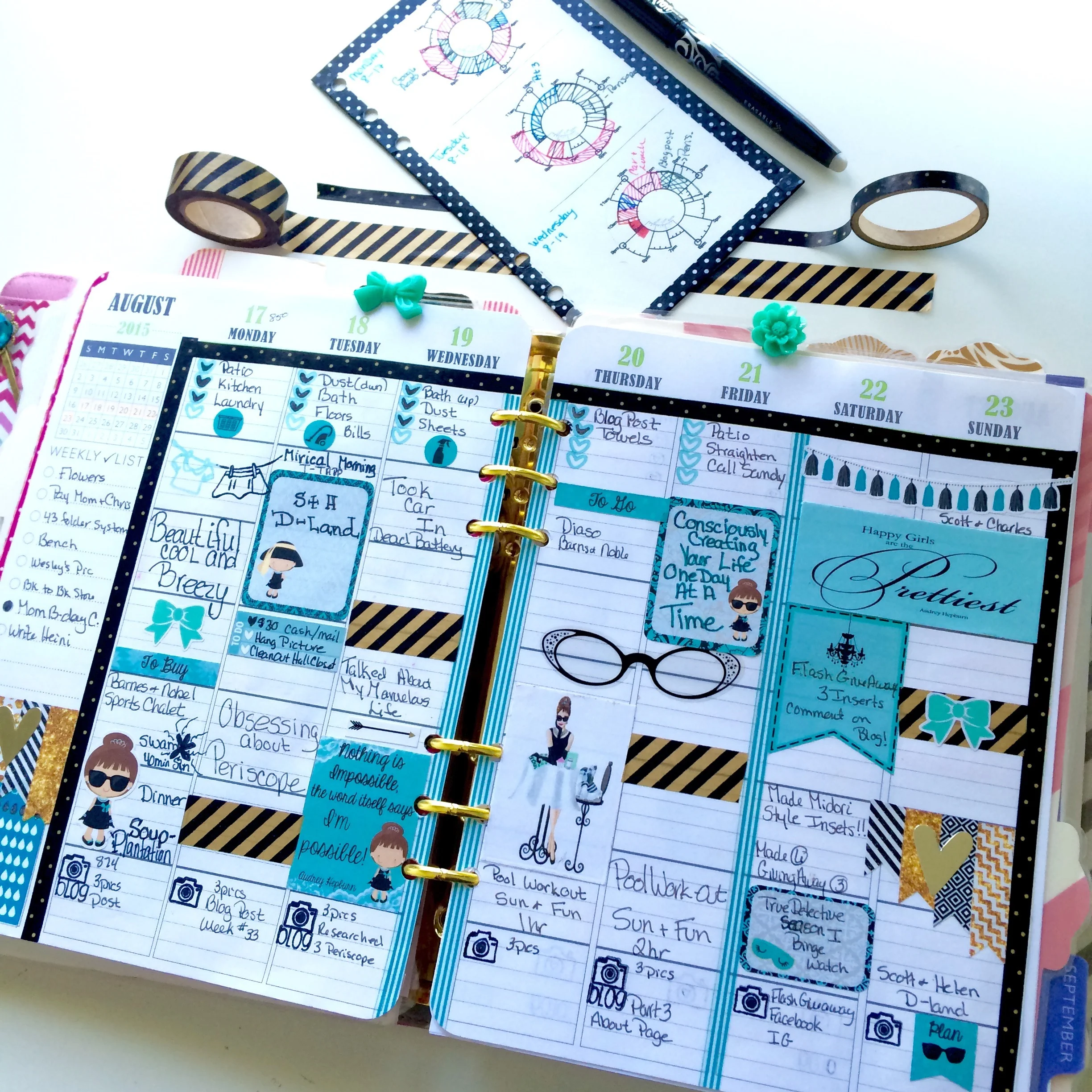 Week #34 Audrey and Tiffany Blue!!