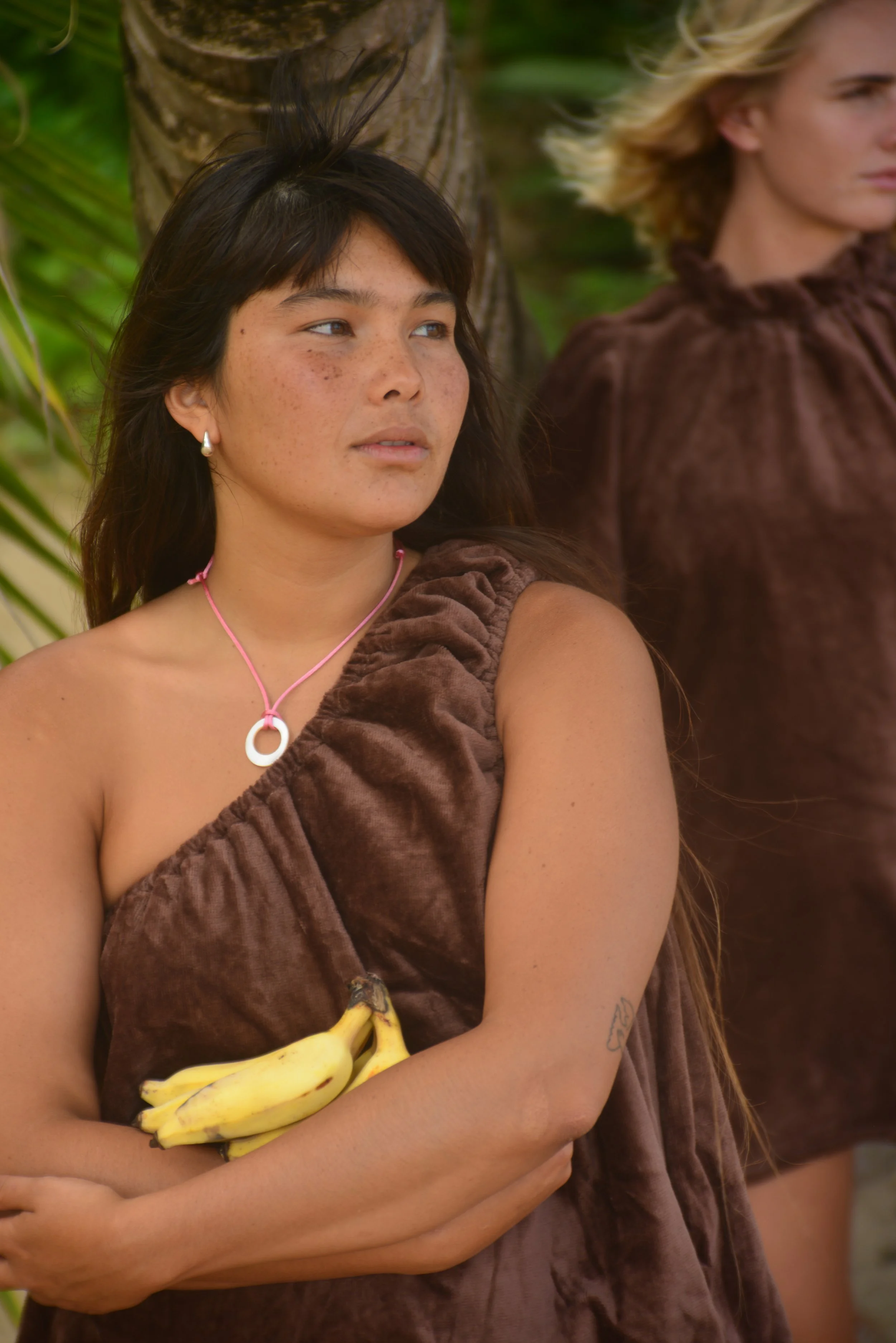 Avalon Dress in Sea Glass Brown