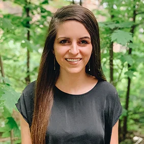 Eileen Ablondi Director of Alumni Lunch Series Eileen is a PhD student in the Biological and Biomedical sciences program at Harvard. She works in Dr. Karen Adelman’s lab, where she investigates the relationships between transcription, chromatin remodeling, and enhancer activity.