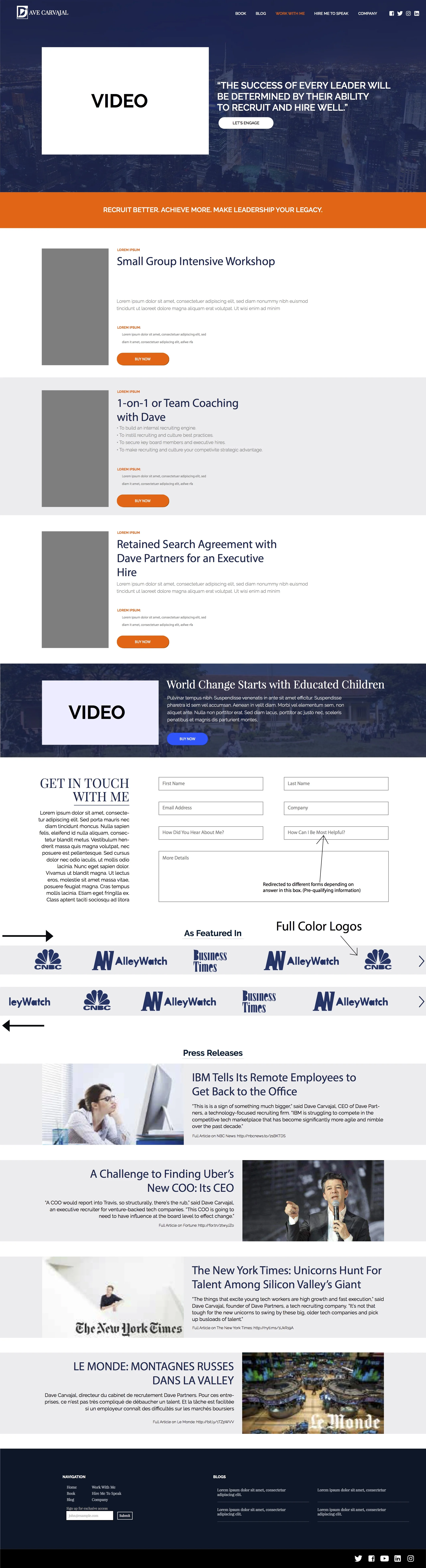 Work With Me Page
