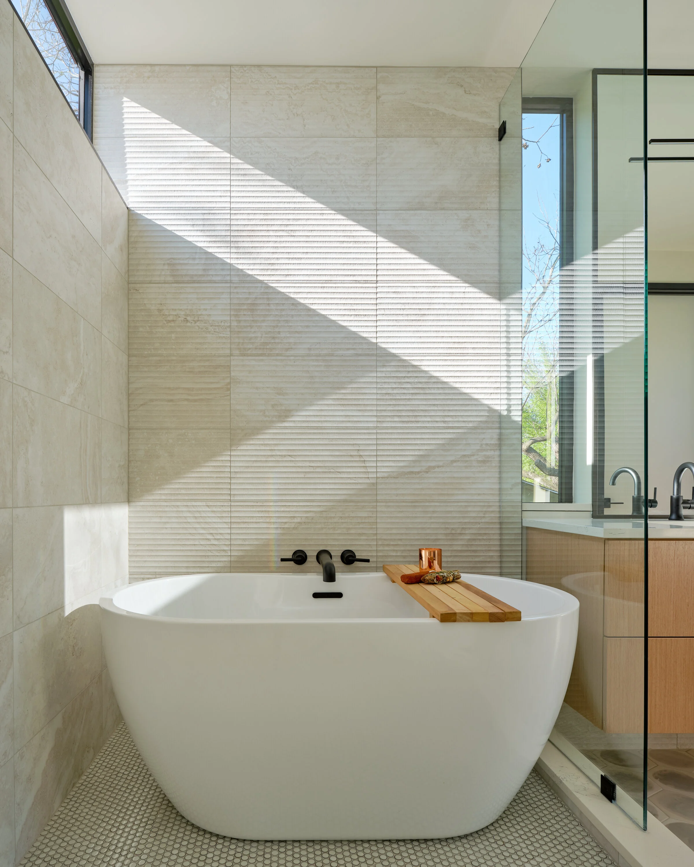  Main Unit - Master Shower and Soaking Tub 