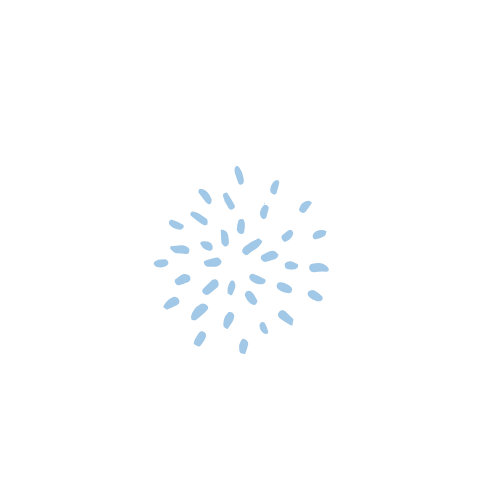 light blue paint spatter branding graphic