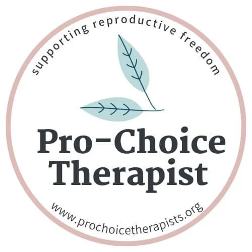 Logo of the Pro-Choice Therapist directory, signifying a commitment to reproductive freedom in mental health care.