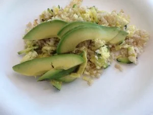 Avo, eggs, brown rice: perfect any time of day