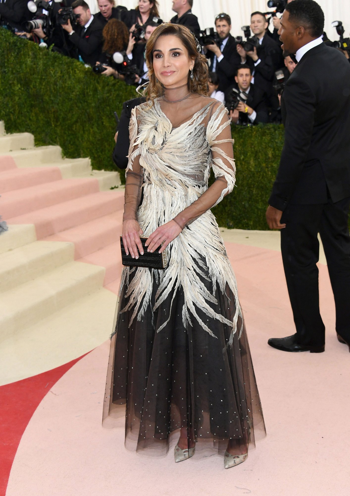Queen Raina of Jordan in Valentino