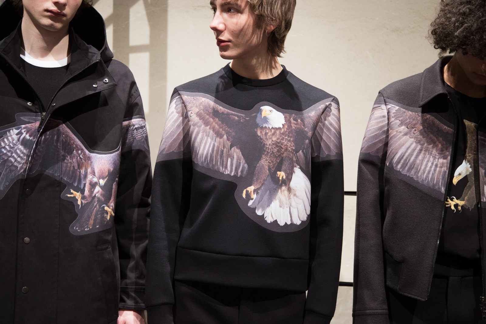 Backstage at Neil Barrett AW16 - Photographed by Martina Ferrara for Dazed Magazine