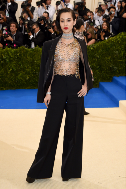 Kiko Mizuhara in Maison Margiela