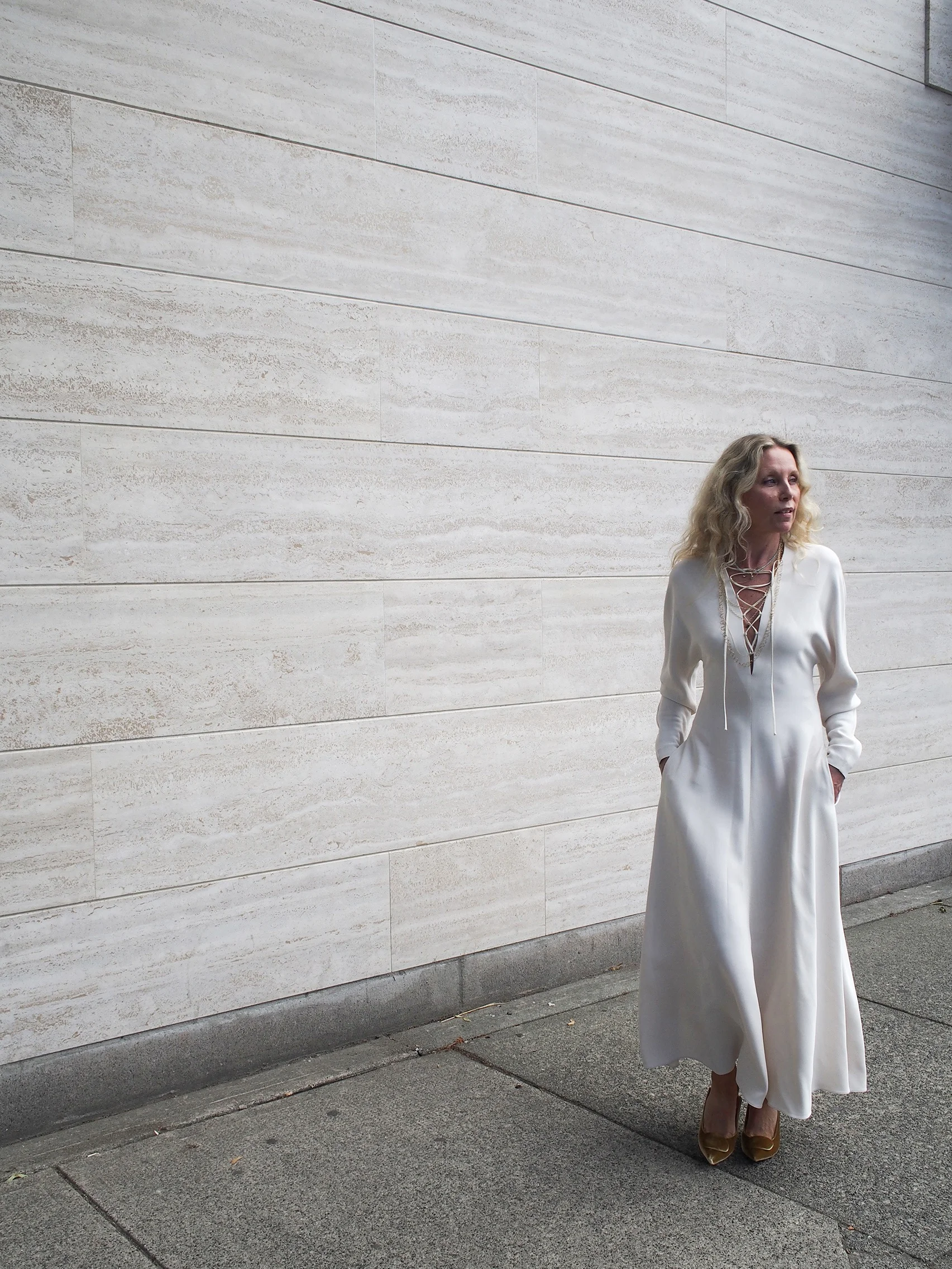 dress: Stella McCartney // jewellery: Liselott Montesano // shoes: Rupert Sanderson