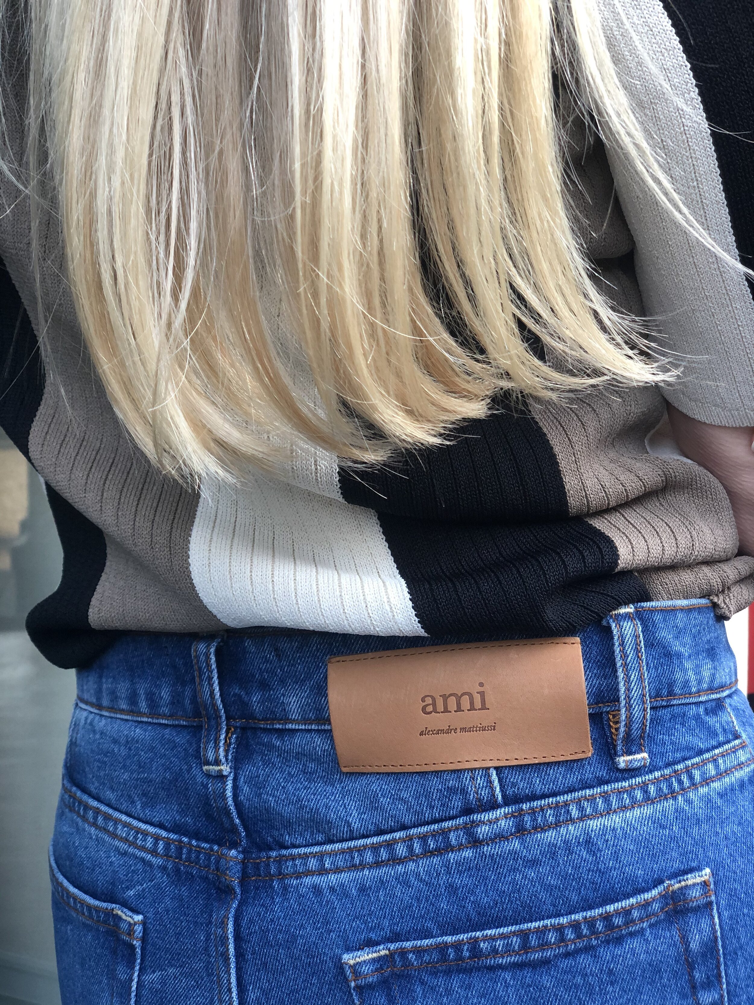  Up close on Ami and it’s exquisite denim. You’ll have these babies for years. 