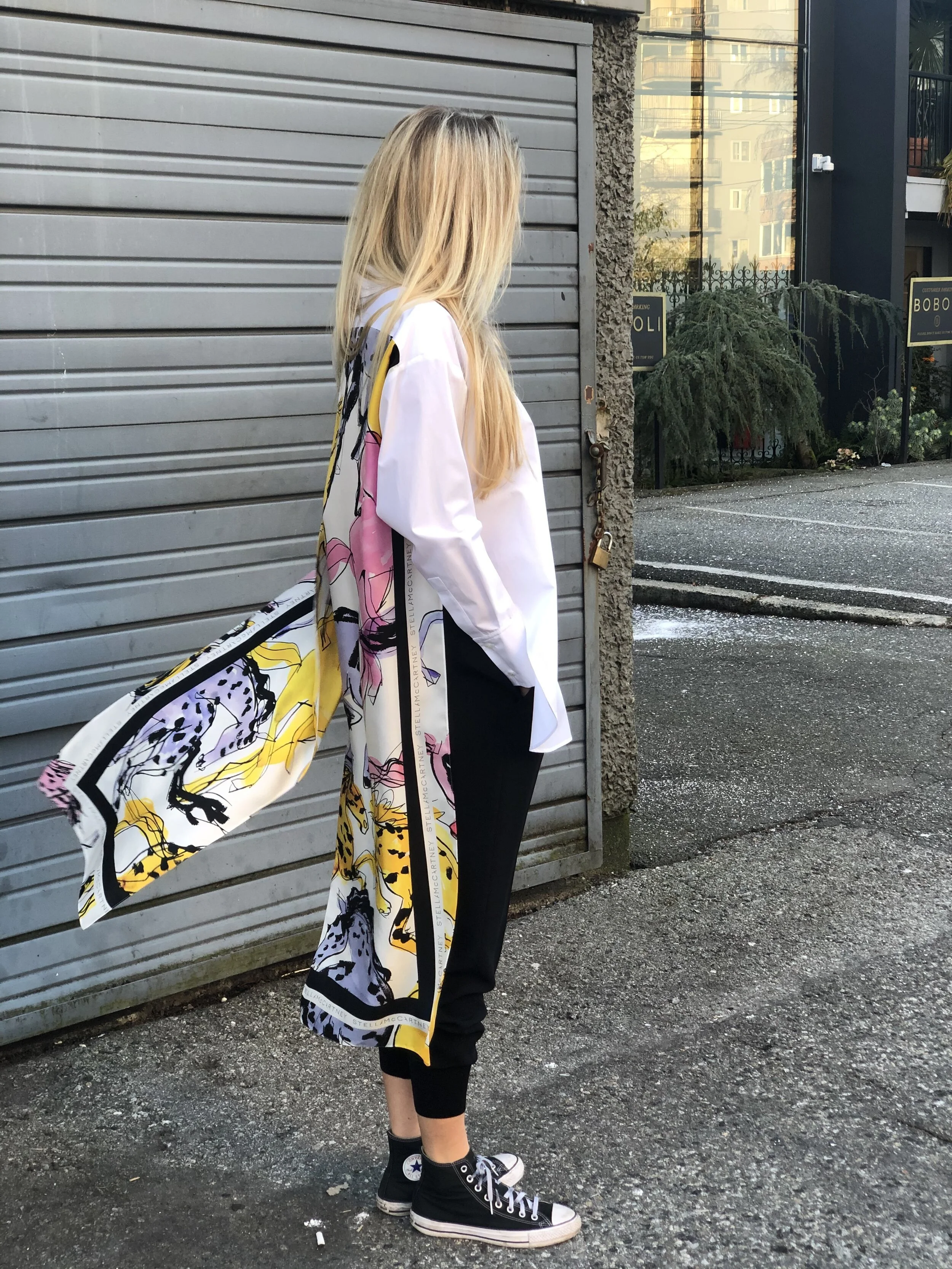  Surprise! Not your average tuxedo shirt. 