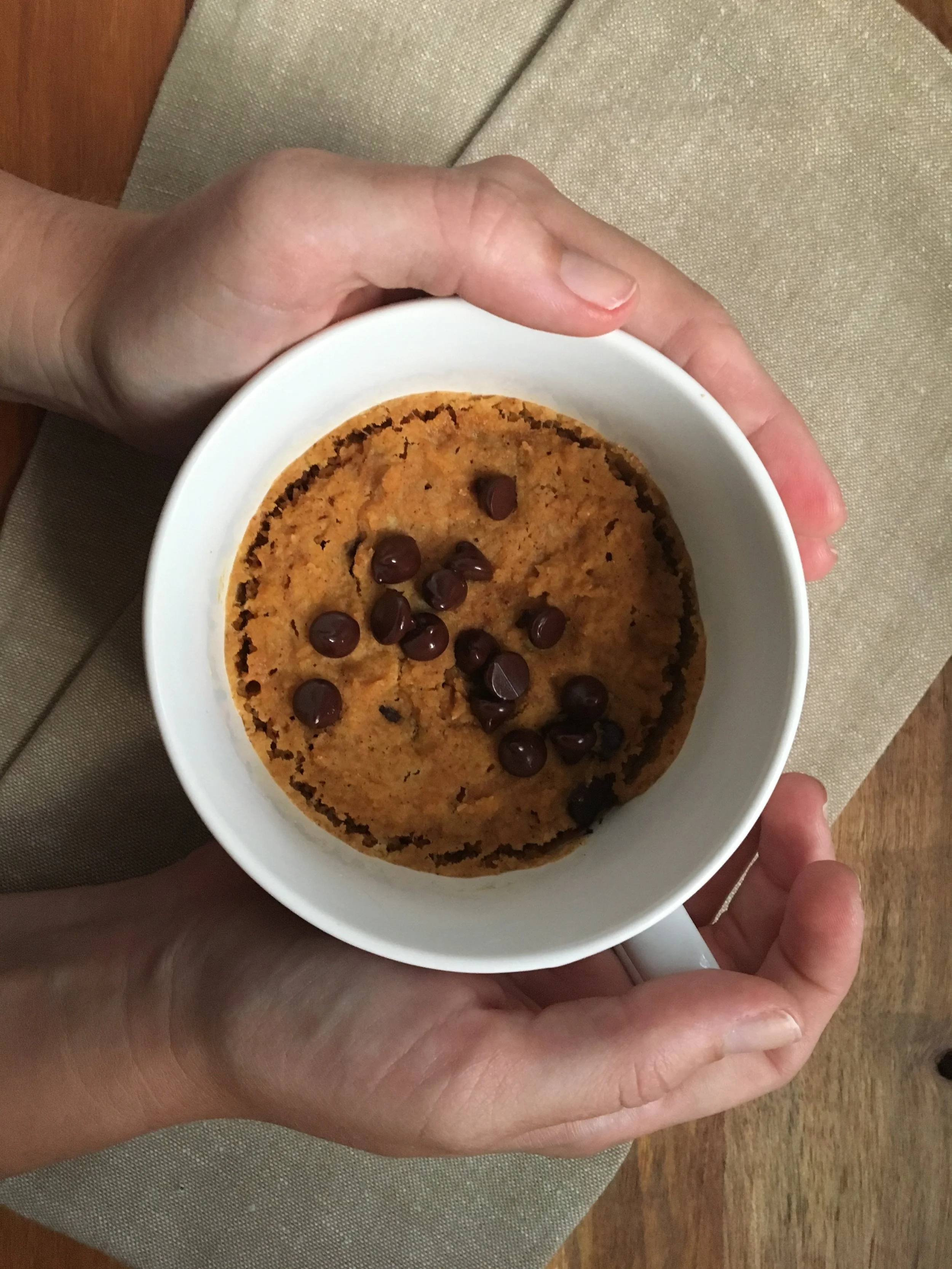 Pumpkin Chocolate Chip Mug Cake