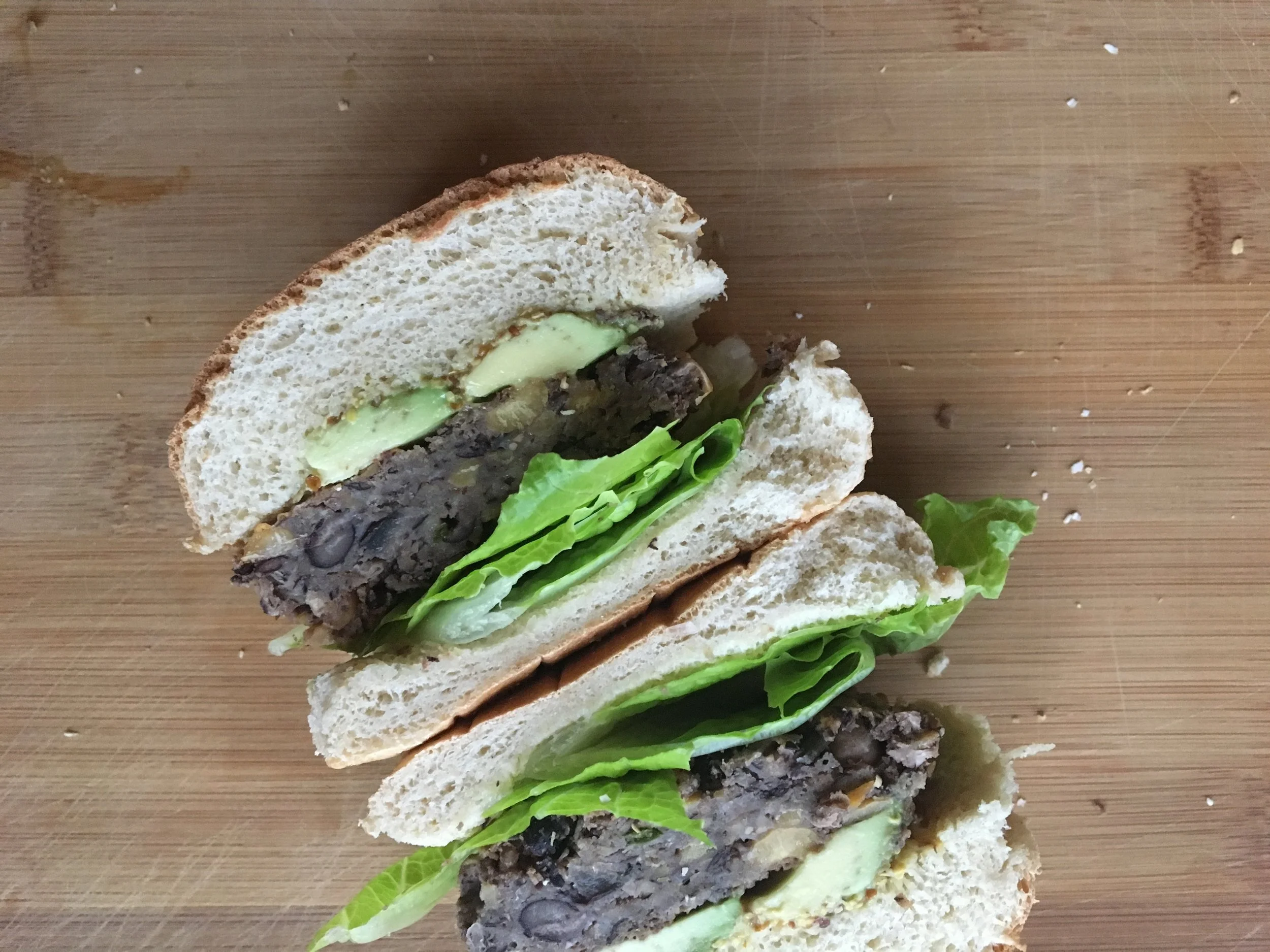 Black Bean and Chickpea Veggie Burgers
