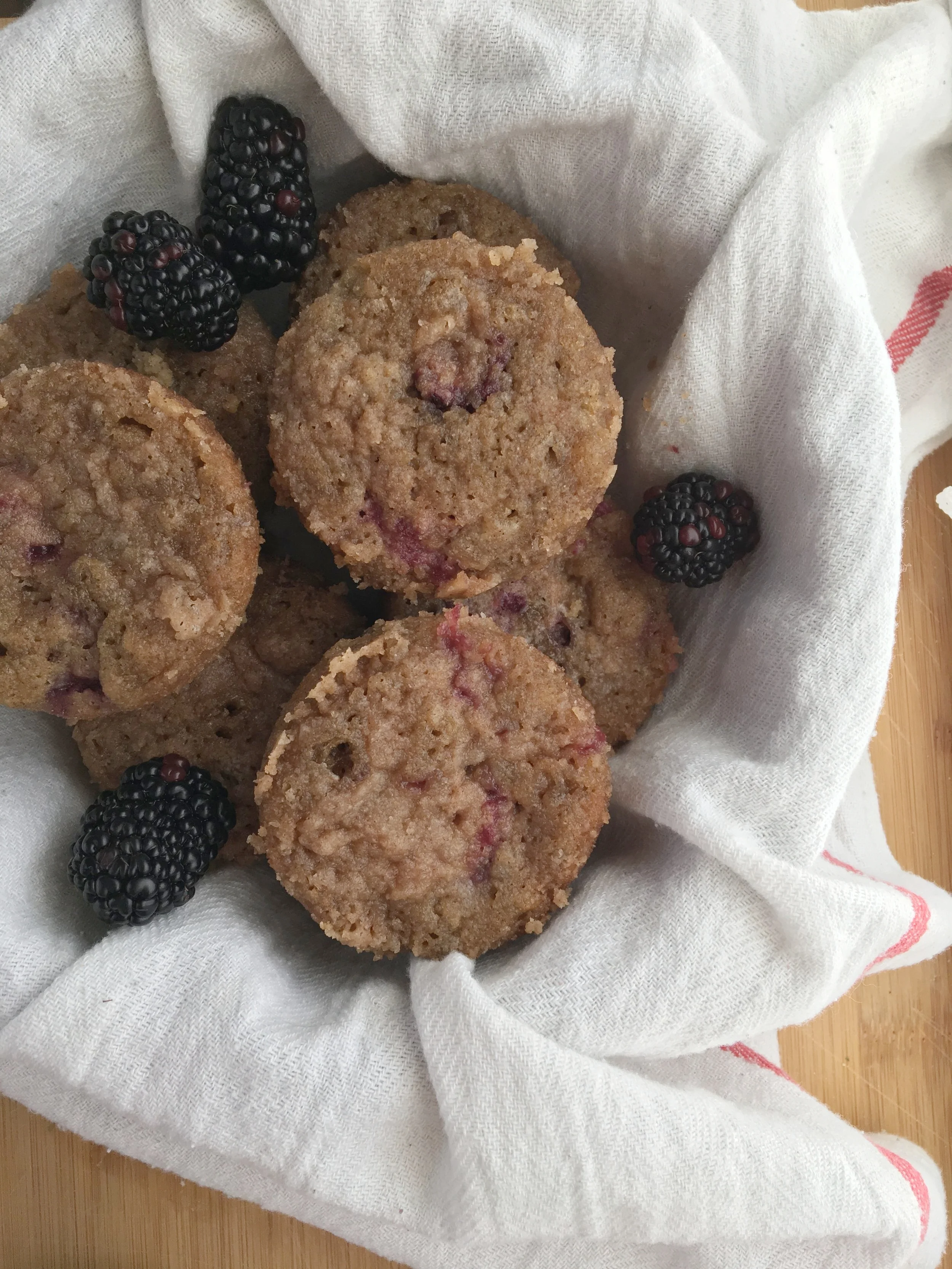 Blackberry Banana Muffins