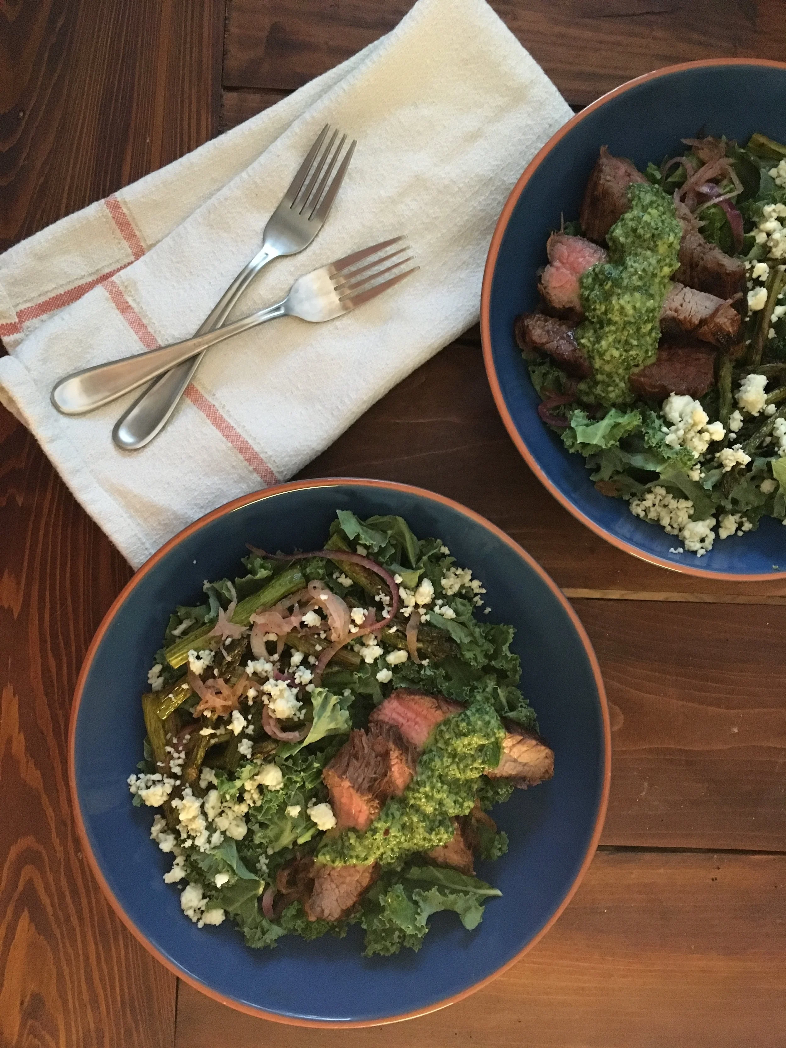 Chimichurri Steak Salad