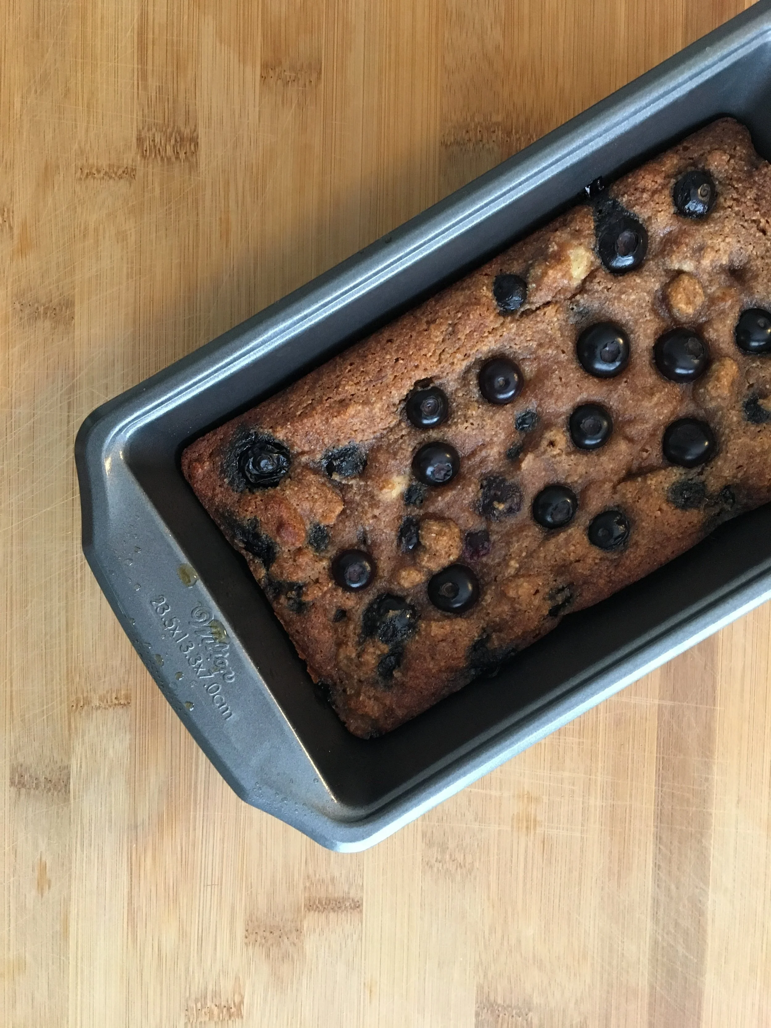 Paleo Blueberry Banana Bread