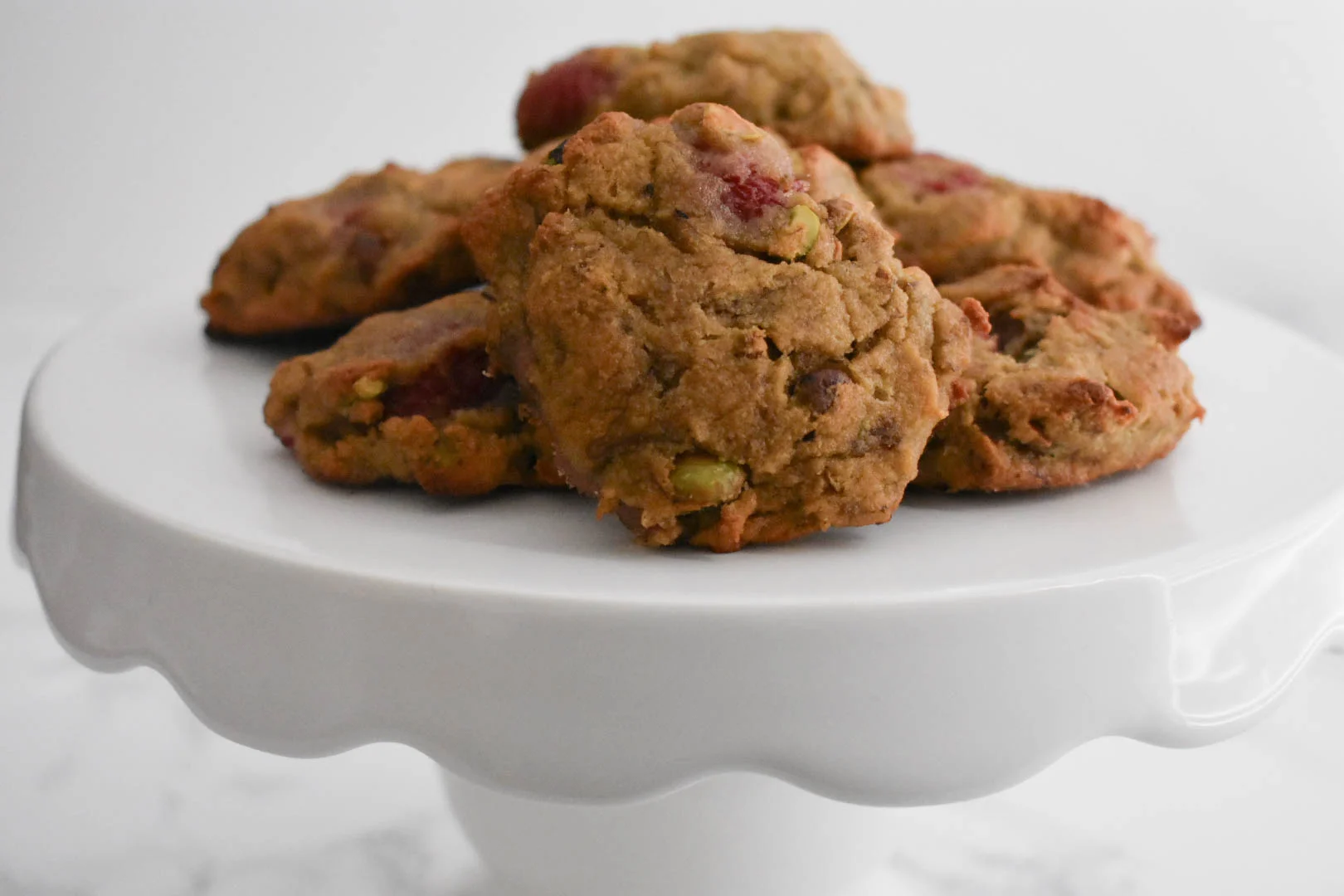 Paleo Pistachio Raspberry Scones