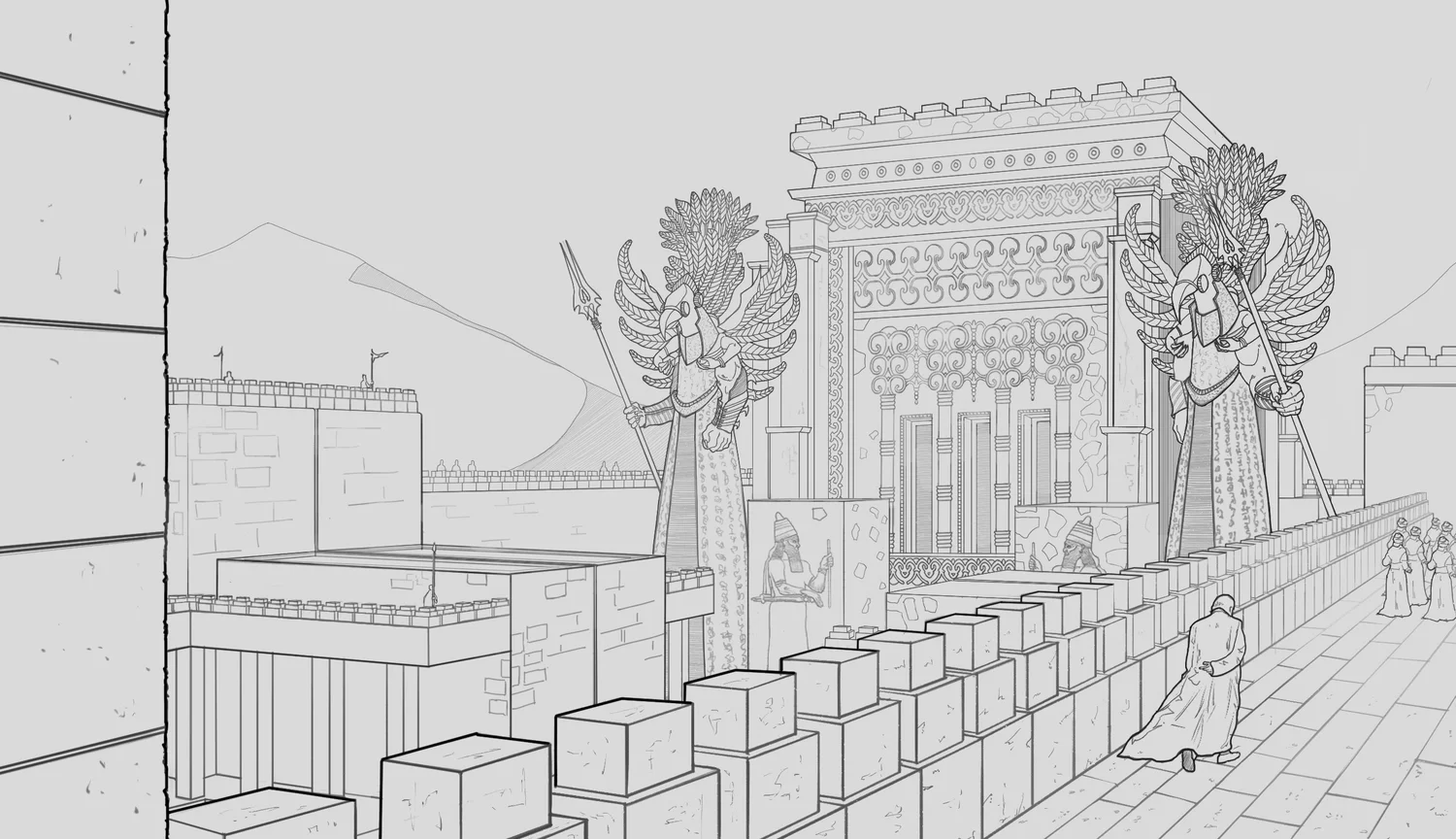 Babylonian Temple Design 01