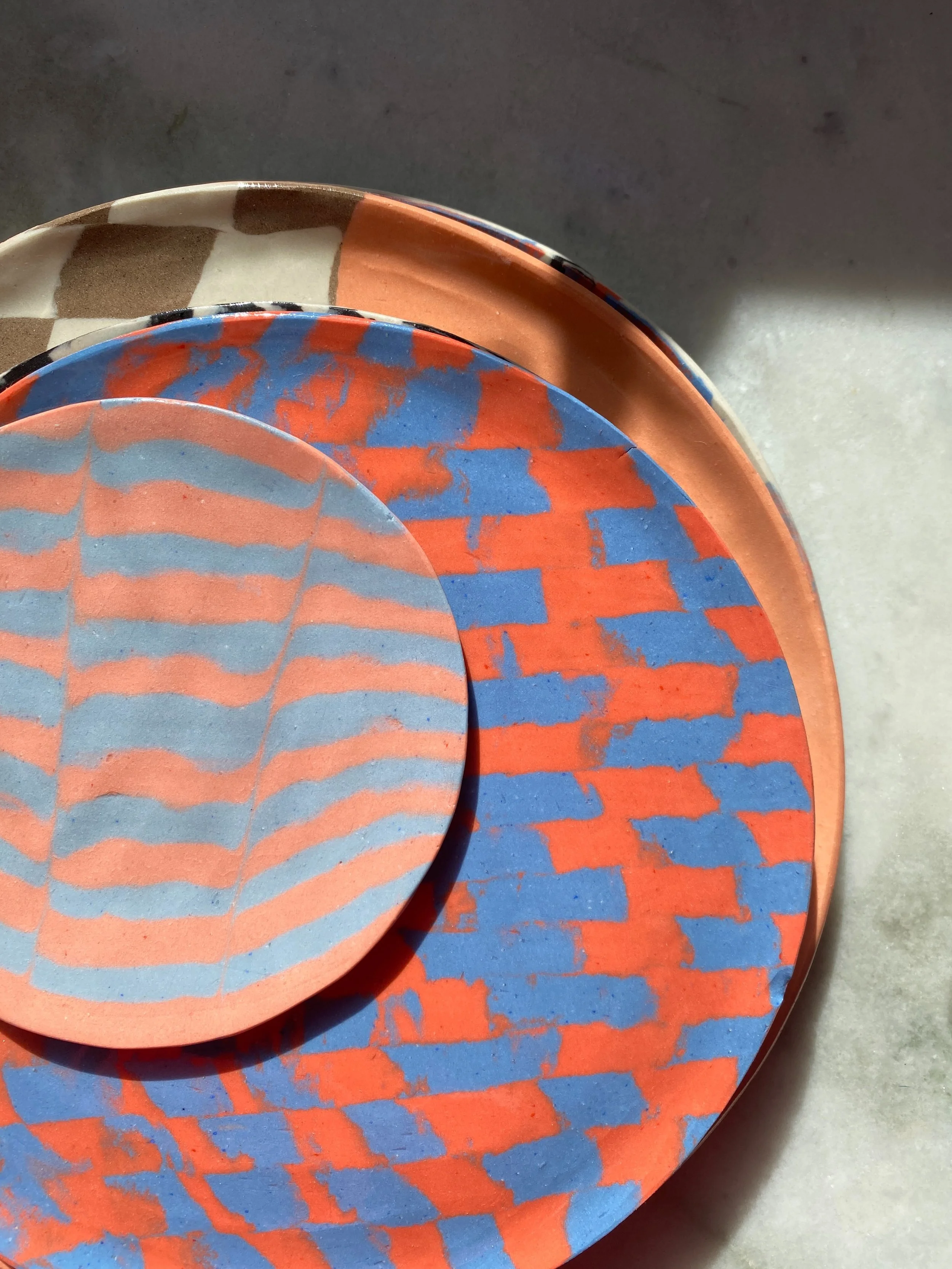 Juicy juicy colour schemes 🍉🍑🍒💦
.
.
.
#nerikomi #nerikomipottery #ceramics #yegceramics #handbuiltceramics