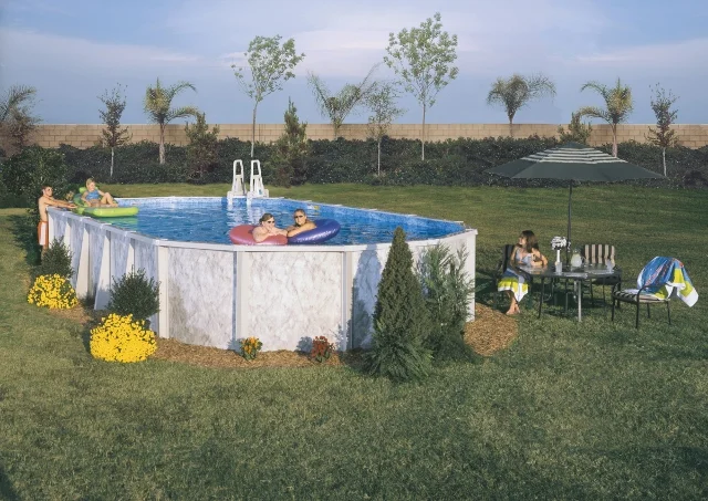 Silver Lake Doughboy Above Ground Pool 52" Walls - Strong 6" Top Rail - Rugged & Beautiful