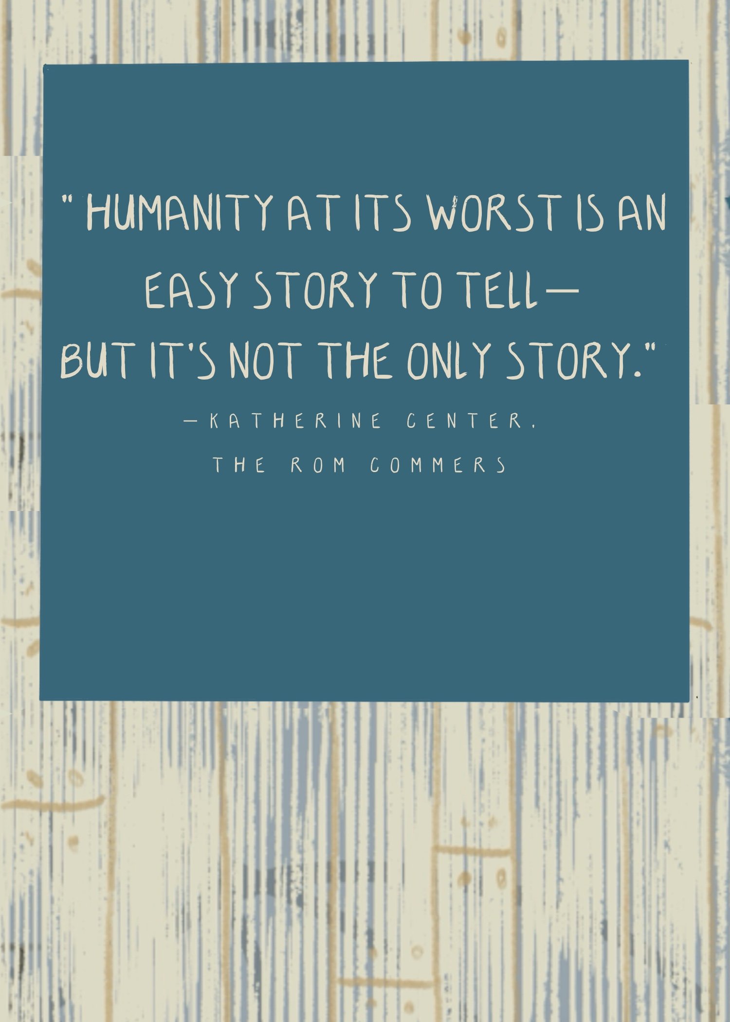 the stories we tell