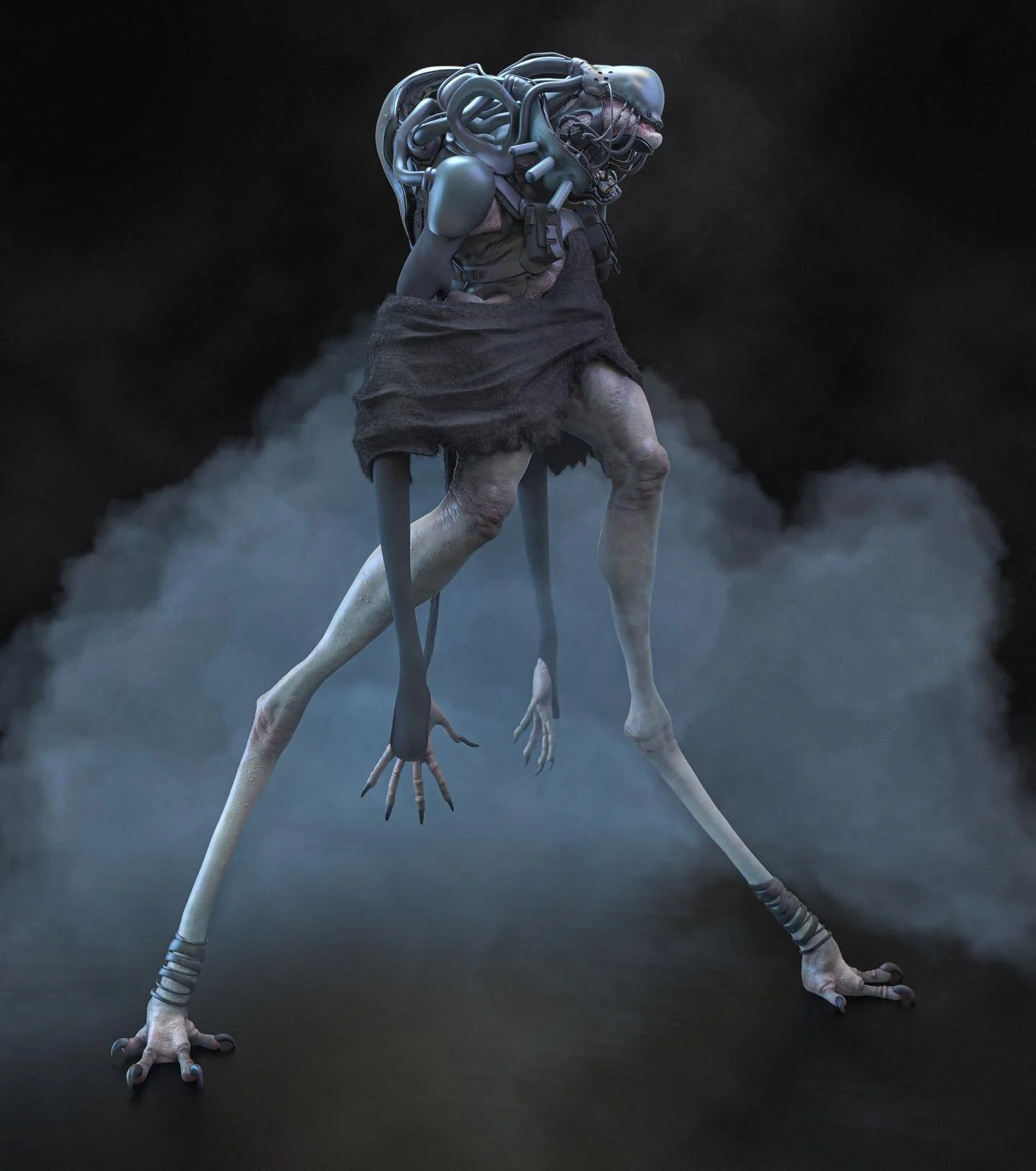 Another one recently revisited. #digitalart #creaturedesign