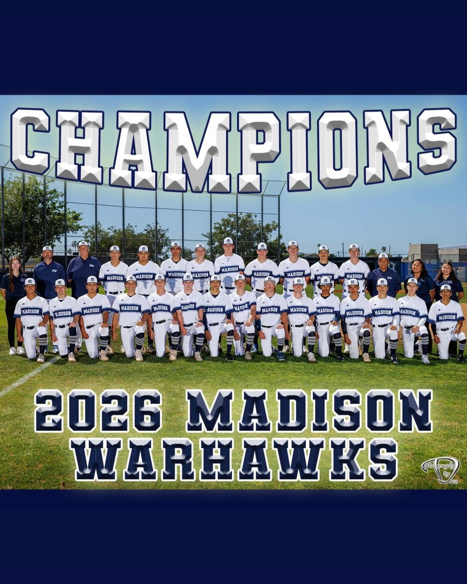 Great ending. Well done, Madison. The new 2026 Champions!!! #madhousebaseball 
#warhawks #madisonwarhawks #madisonbaseball #warhawknation_mhs