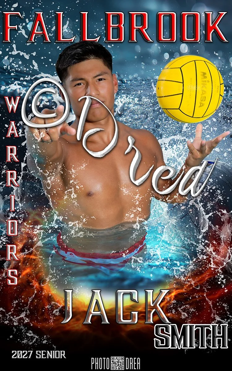 Fallbrook High School Water Polo Mens Senior Banner Pool | Fallbrook CA