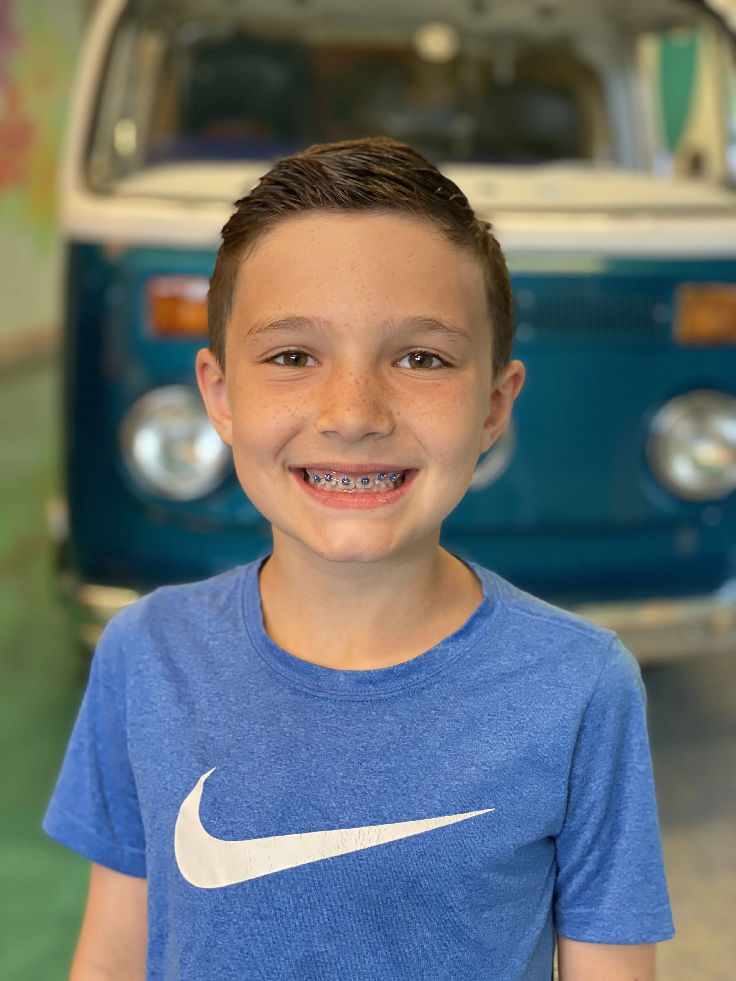 My son has braces! How will they straighten his teeth?