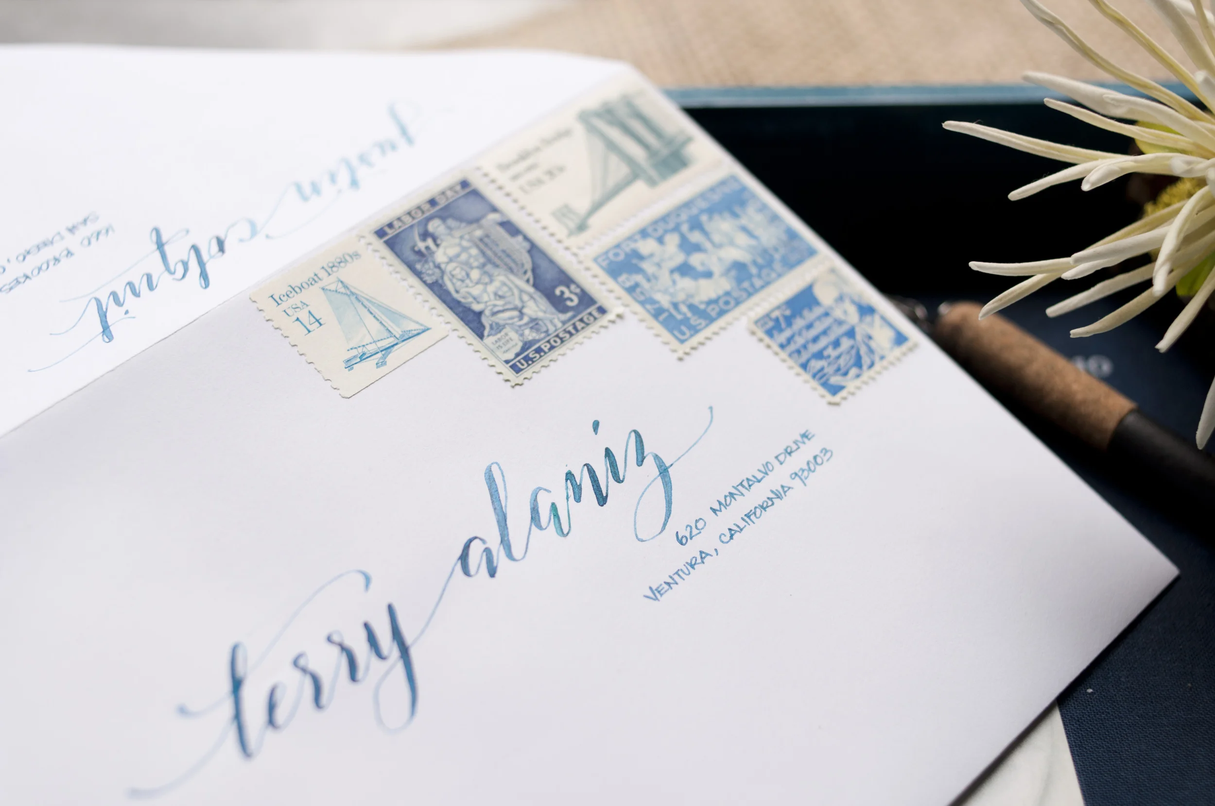 Modern calligraphy addressing by Seniman Calligraphy.jpg