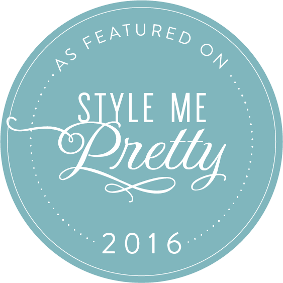 As seen on Style Me Pretty